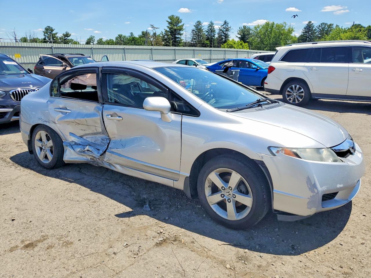 2010 Honda Civic Lx-s Silver vin: 2HGFA1F66AH538354
