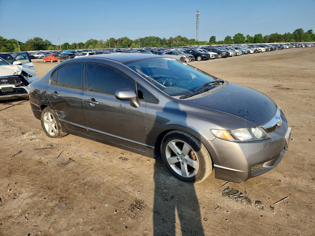 2010 Honda Civic Lx-s Серый vin: 2HGFA1F66AH540606