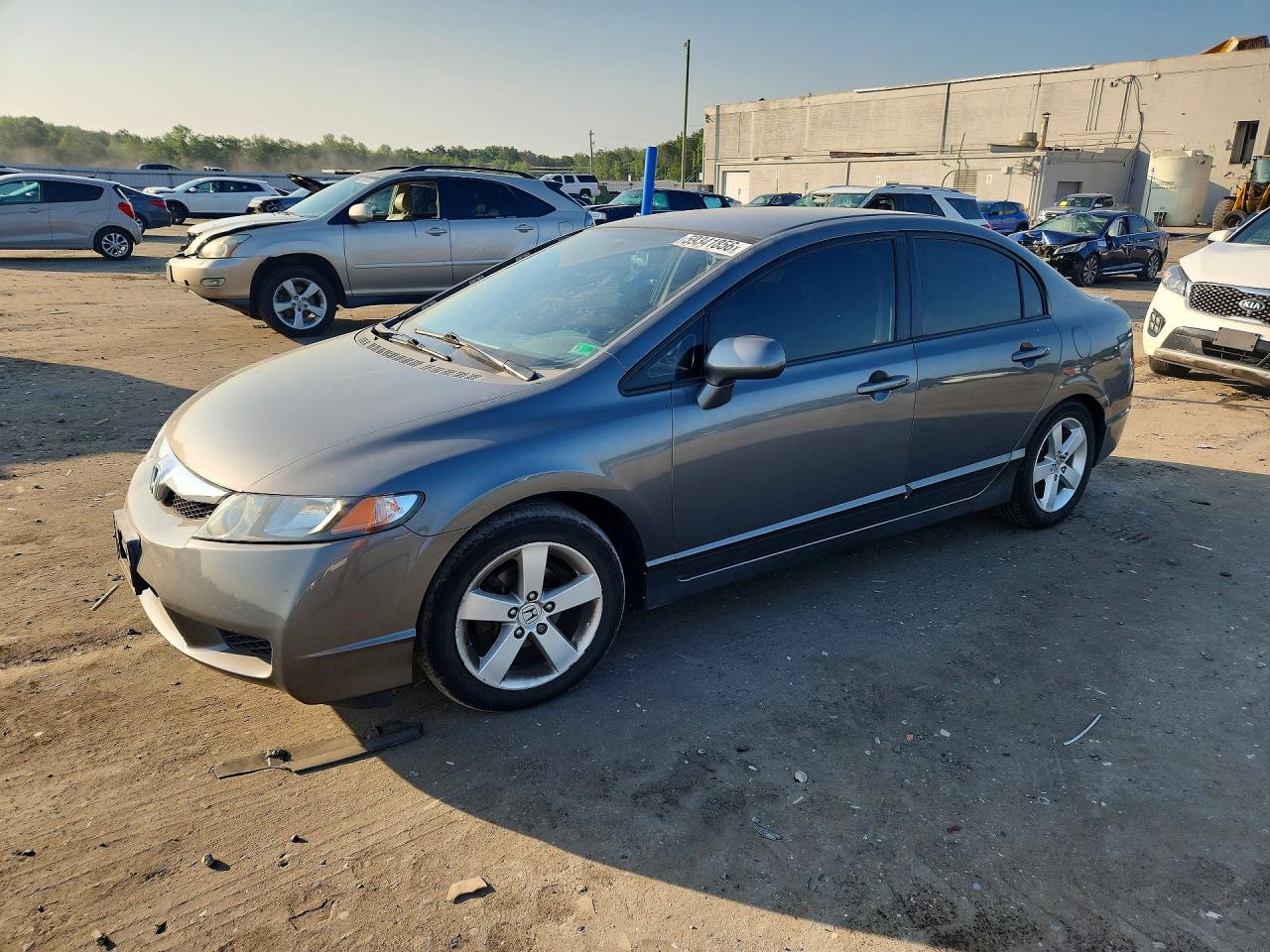 2010 Honda Civic Lx-s Gray vin: 2HGFA1F66AH540606