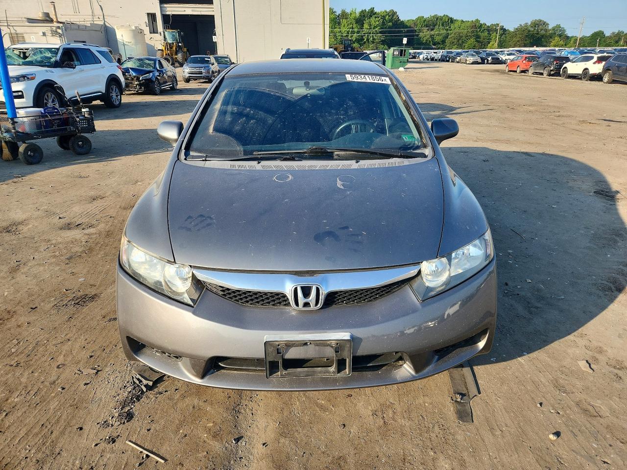 2010 Honda Civic Lx-s Серый vin: 2HGFA1F66AH540606