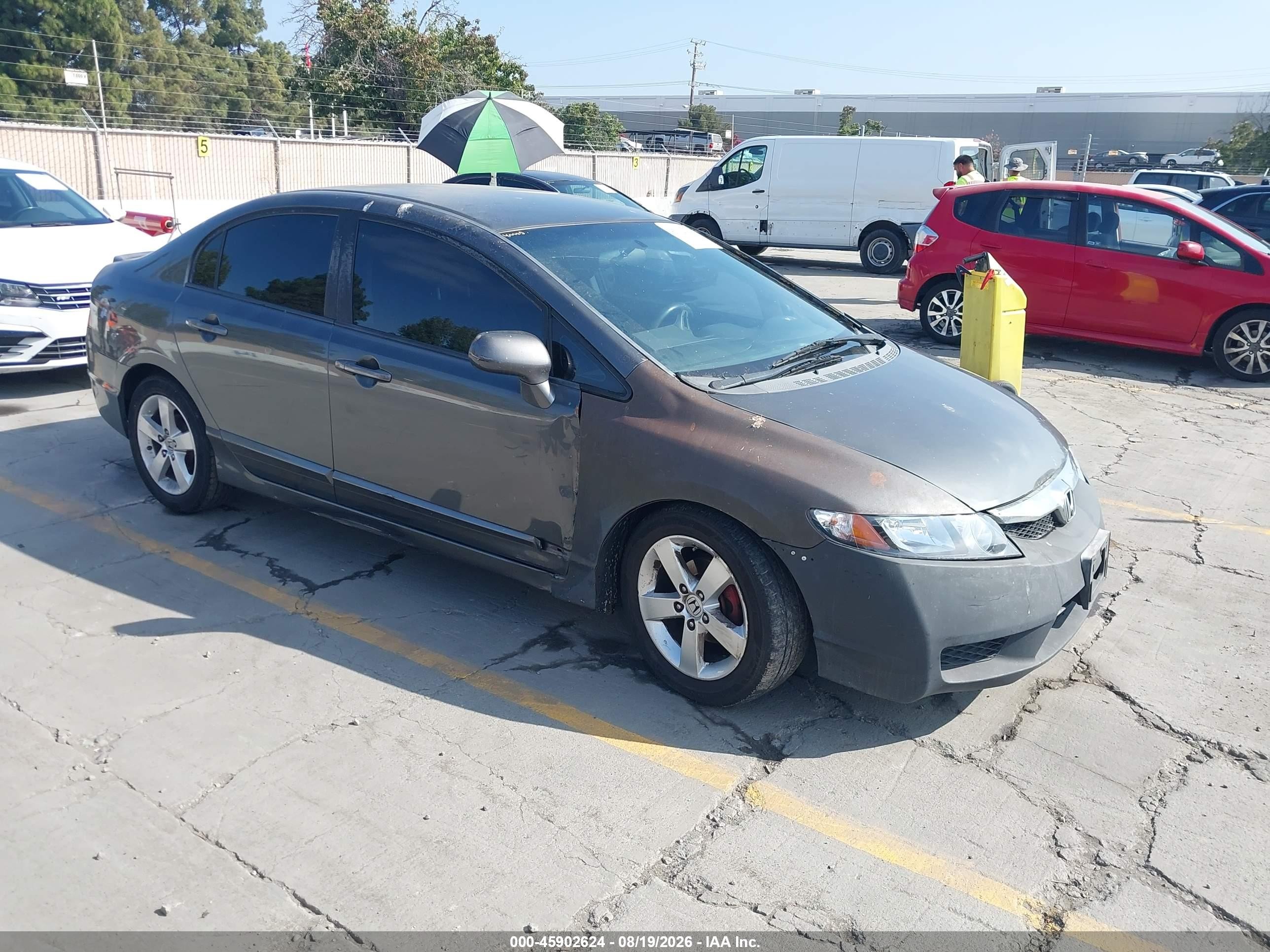 2011 Honda Civic Lx-s Серый vin: 2HGFA1F66BH509194