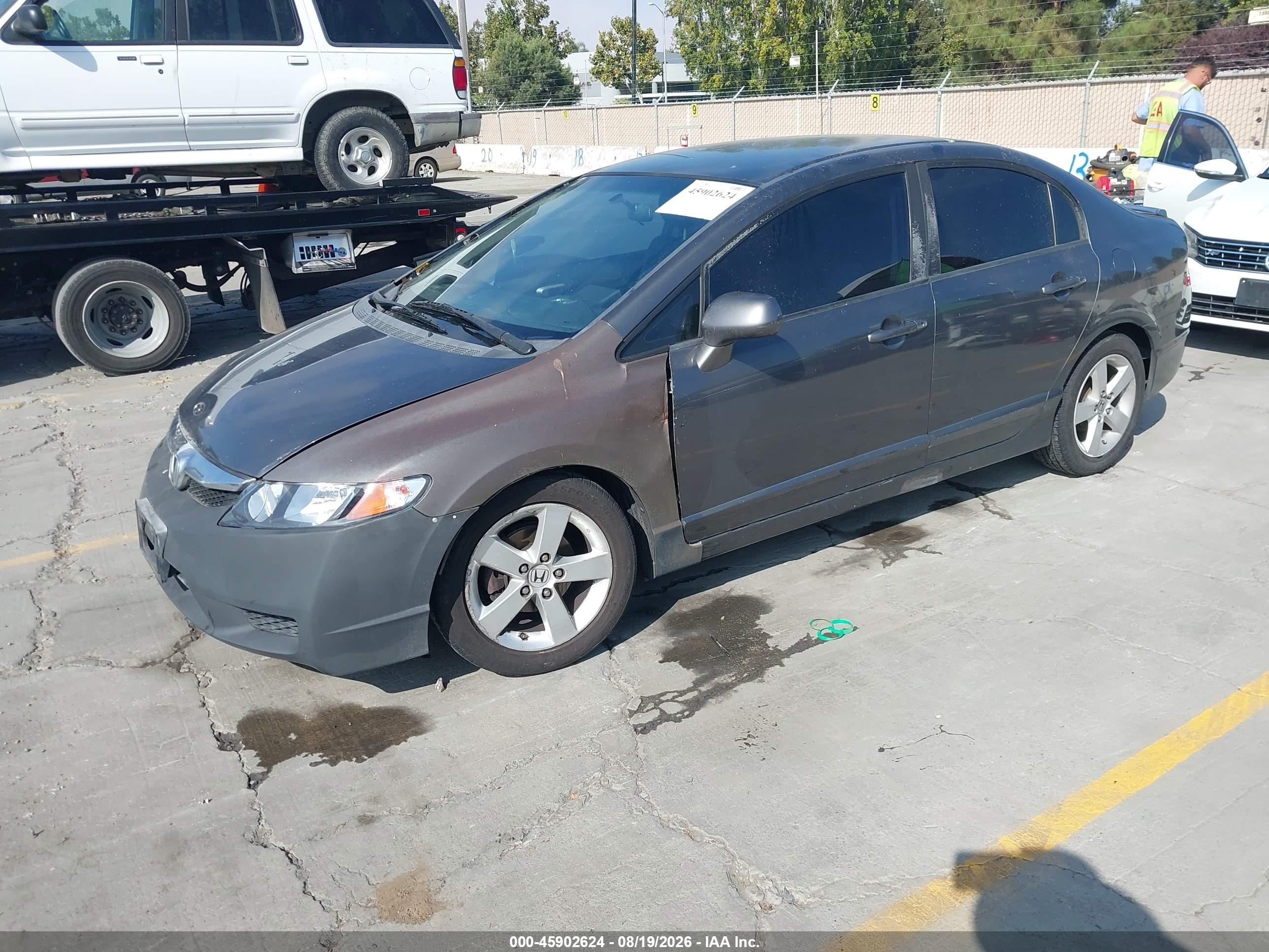 2011 Honda Civic Lx-s Gray vin: 2HGFA1F66BH509194