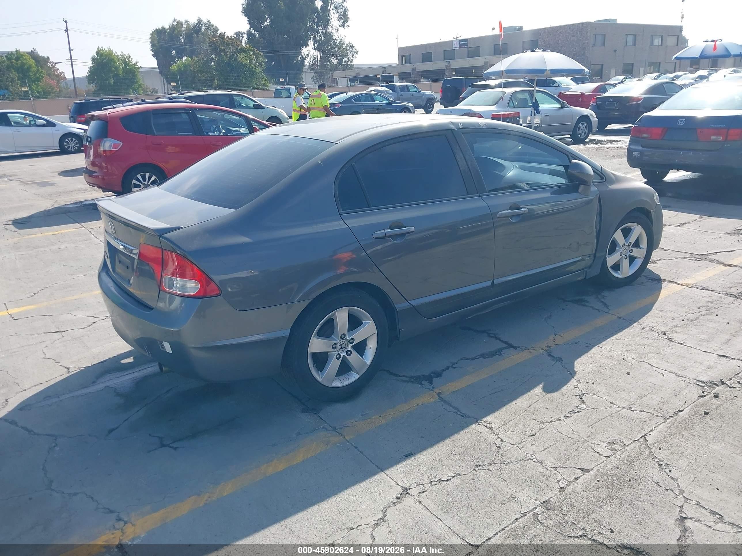 2011 Honda Civic Lx-s Gray vin: 2HGFA1F66BH509194