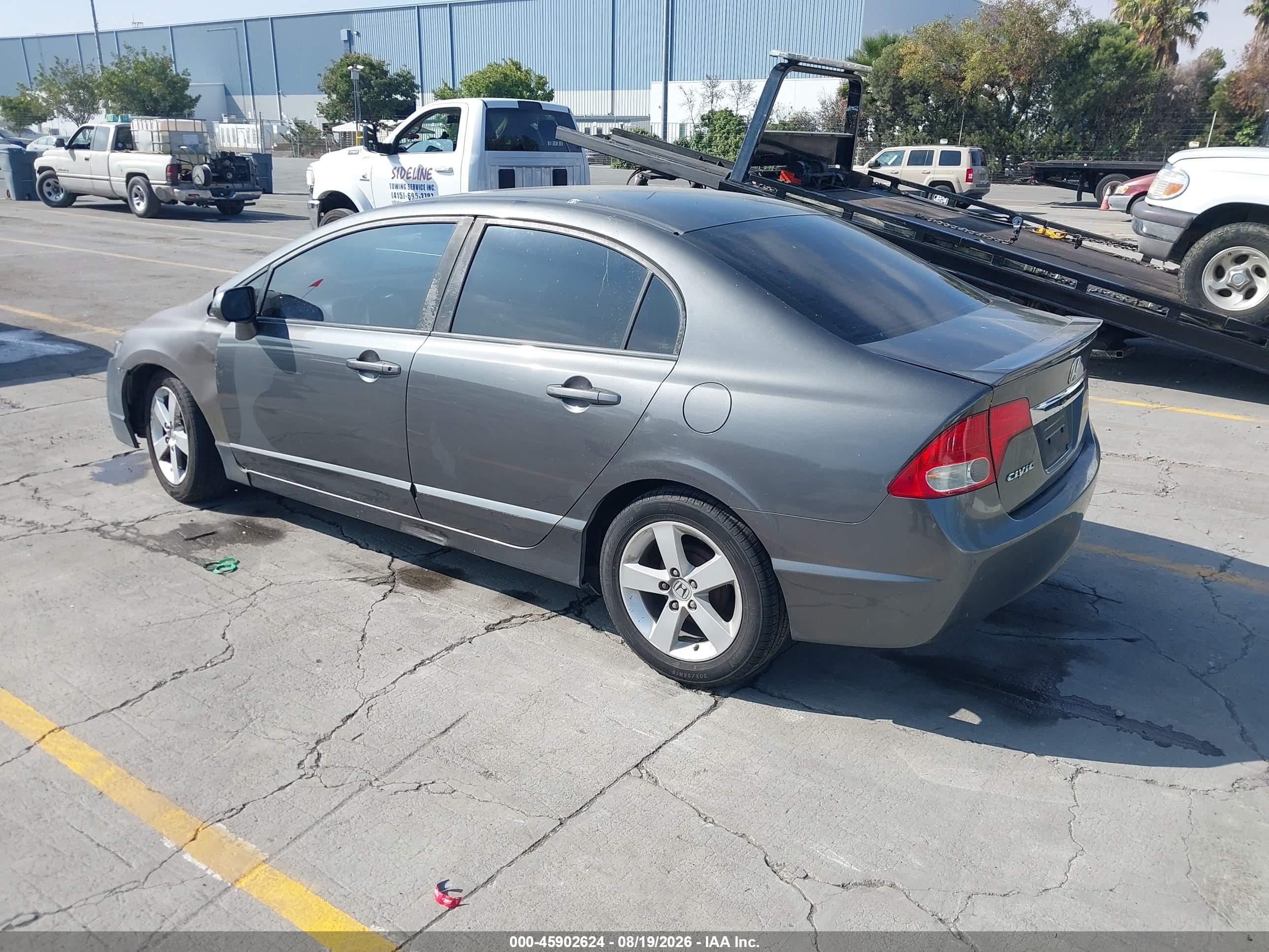 2011 Honda Civic Lx-s Gray vin: 2HGFA1F66BH509194