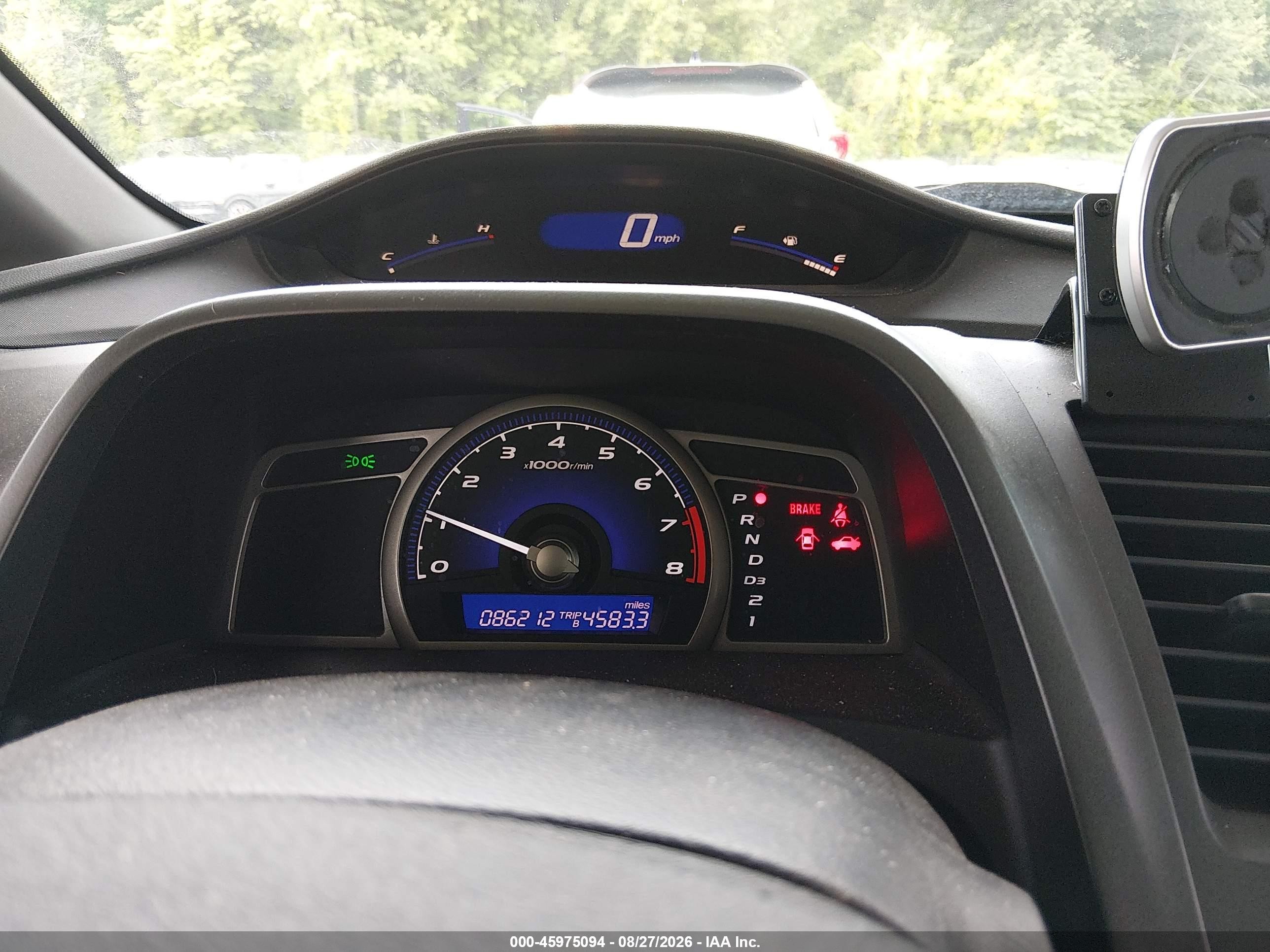 2011 Honda Civic Lx-s Red vin: 2HGFA1F66BH543040
