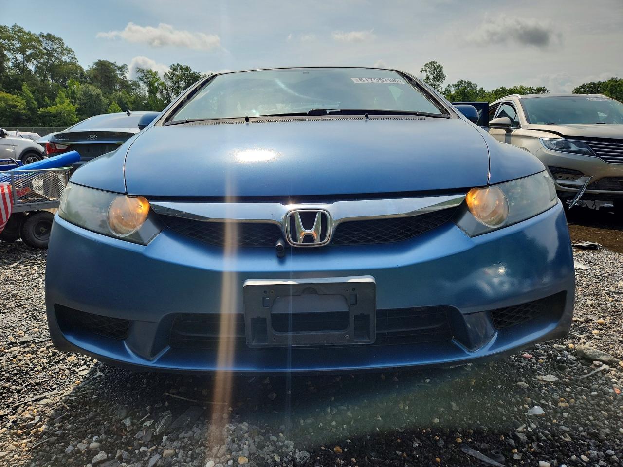 2010 Honda Civic Lx-s Blue vin: 2HGFA1F67AH503497