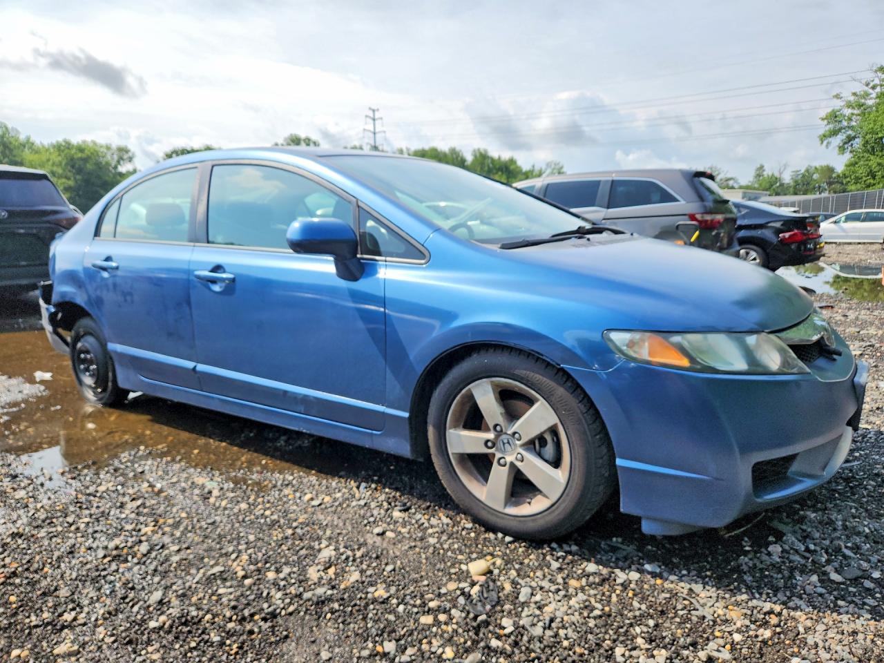 2010 Honda Civic Lx-s Blue vin: 2HGFA1F67AH503497