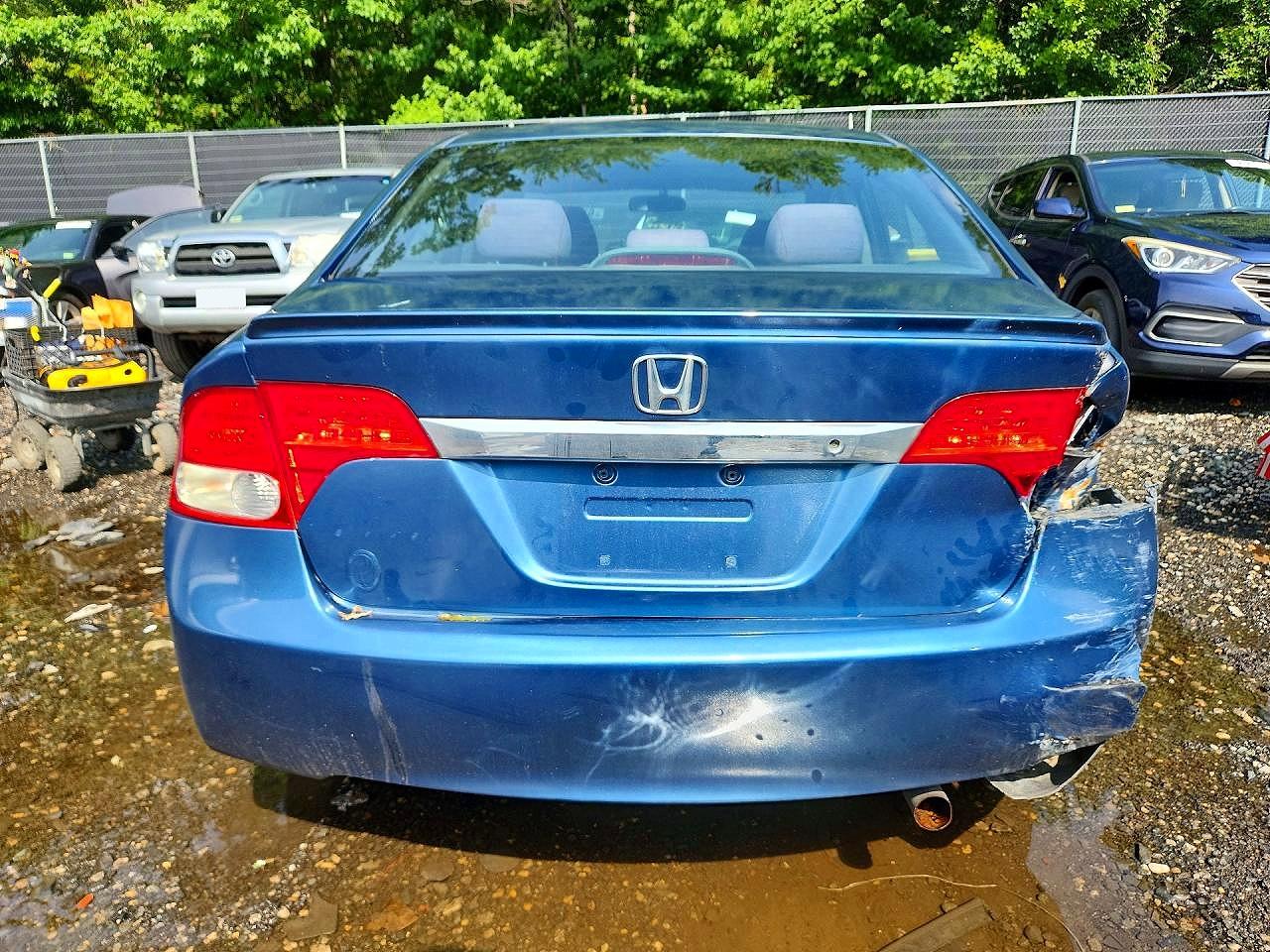 2010 Honda Civic Lx-s Blue vin: 2HGFA1F67AH503497