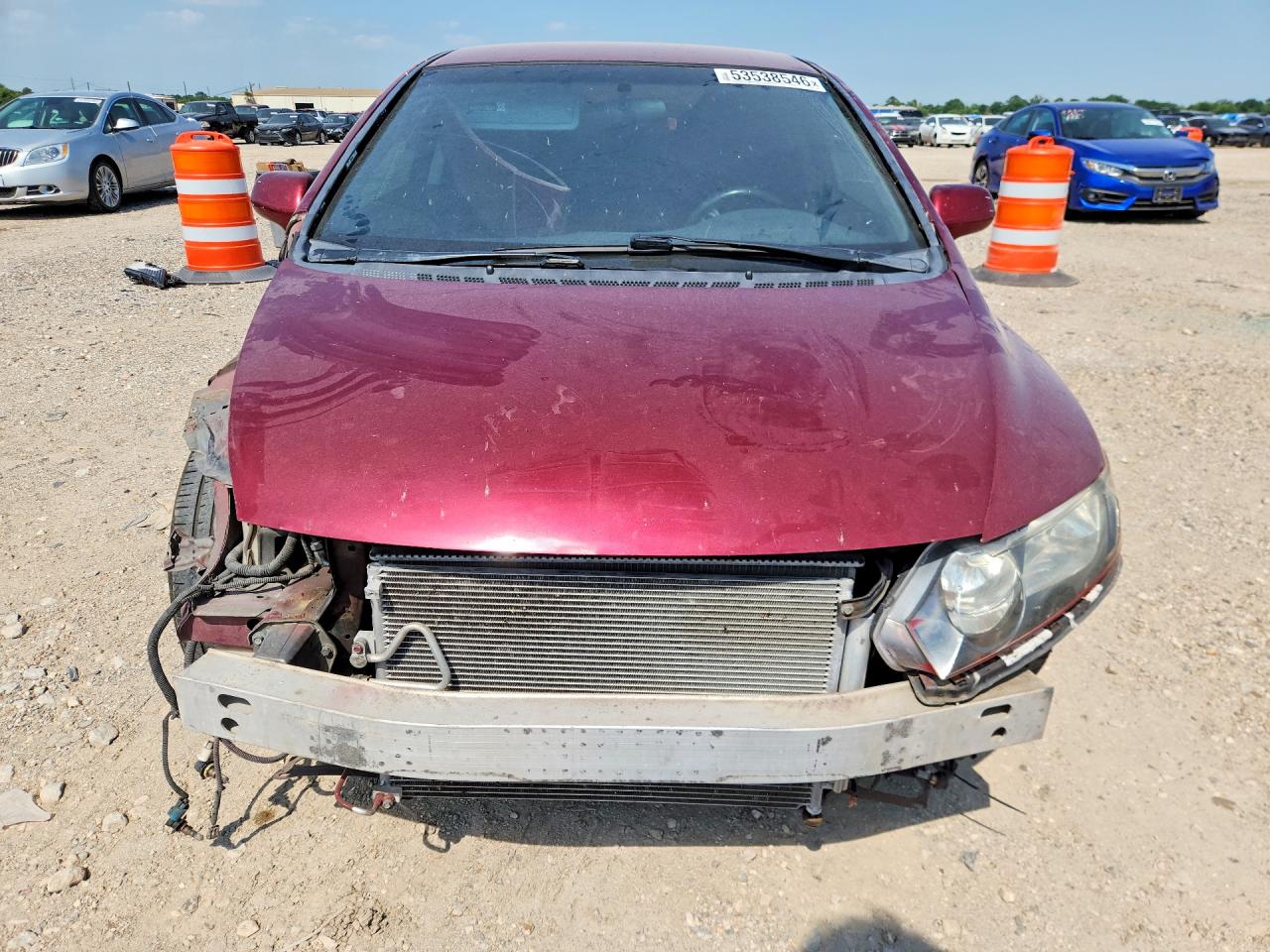 2011 Honda Civic Lx-s Maroon vin: 2HGFA1F67BH511150