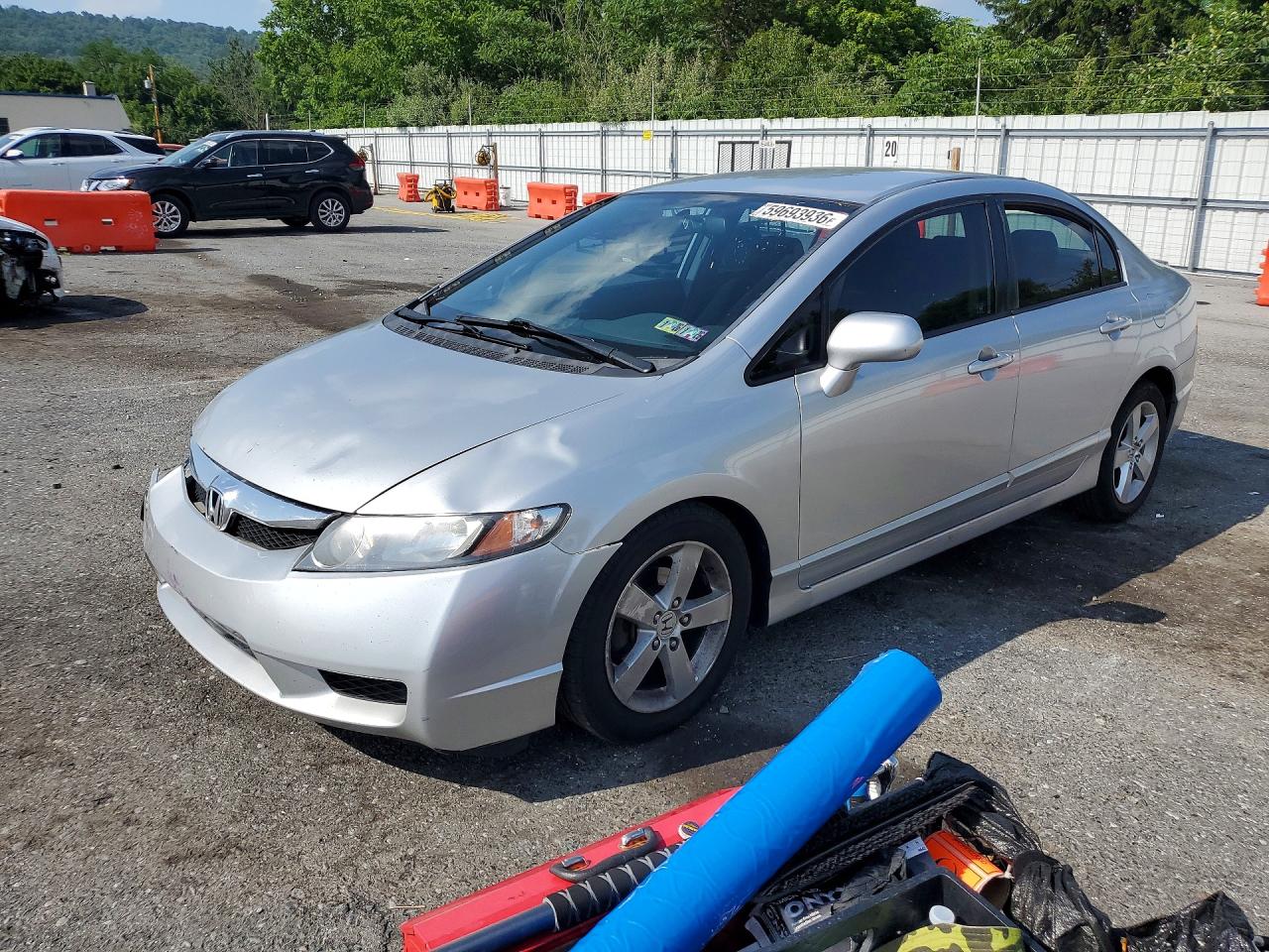 2011 Honda Civic Lx-s Silver vin: 2HGFA1F67BH515585