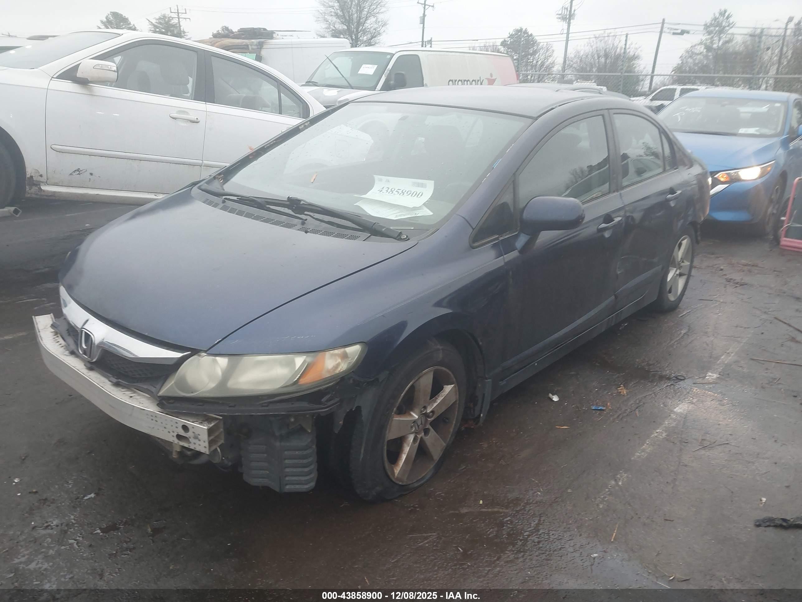 2011 Honda Civic Lx-s Blue vin: 2HGFA1F67BH524447