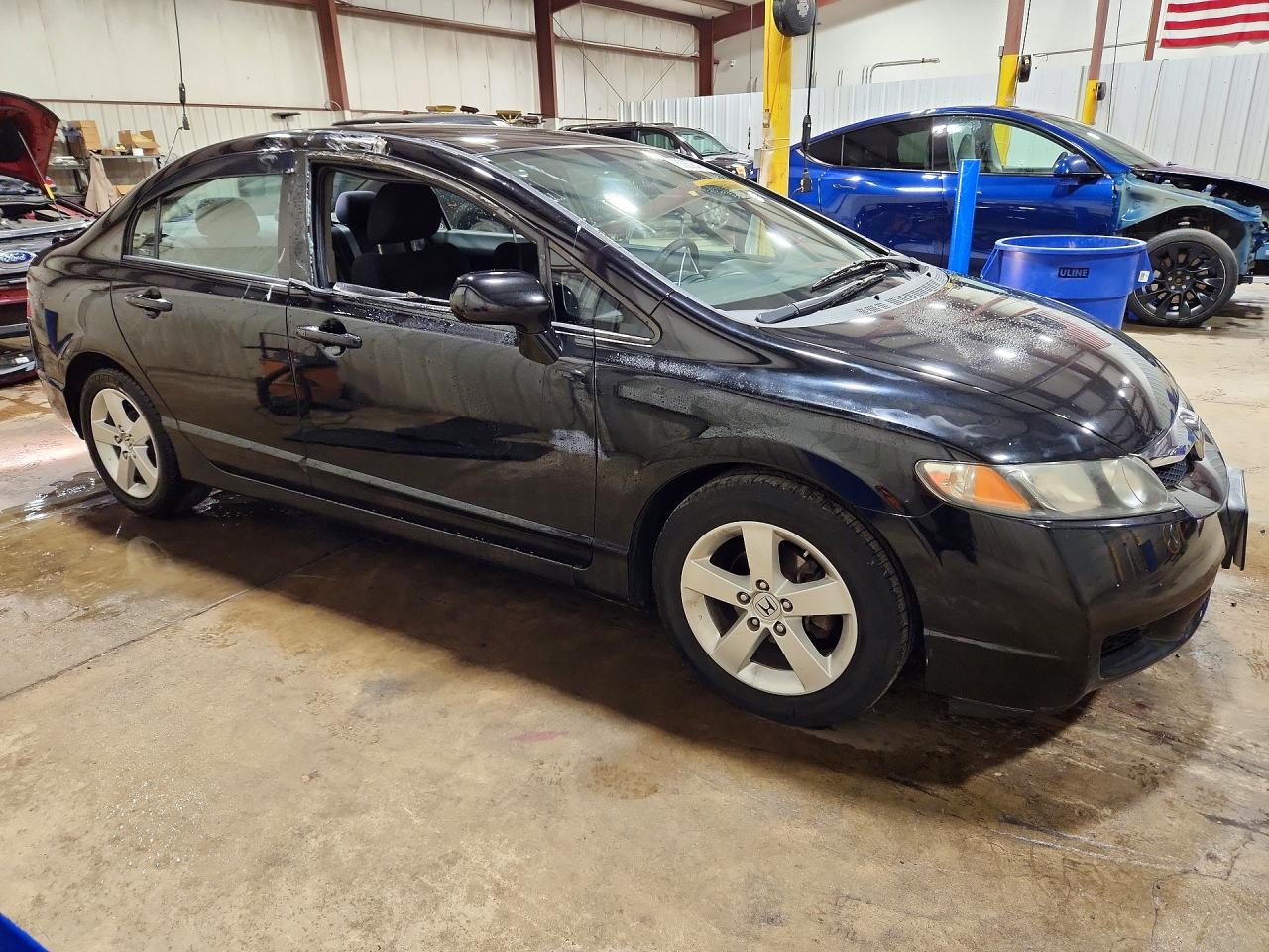 2011 Honda Civic Lx-s Black vin: 2HGFA1F67BH544309