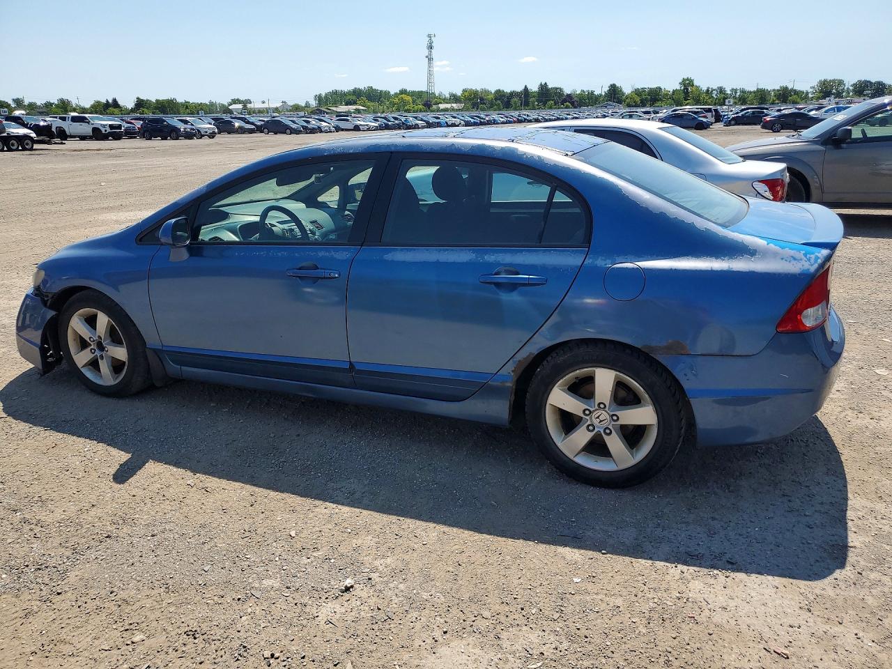 2010 Honda Civic Lx-s Blue vin: 2HGFA1F68AH004644