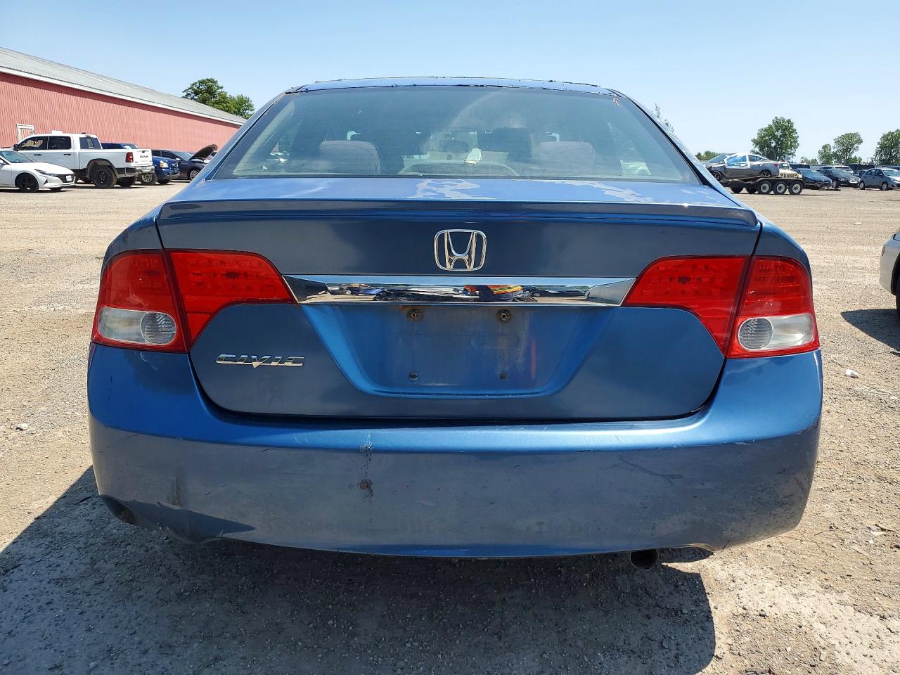 2010 Honda Civic Lx-s Blue vin: 2HGFA1F68AH004644