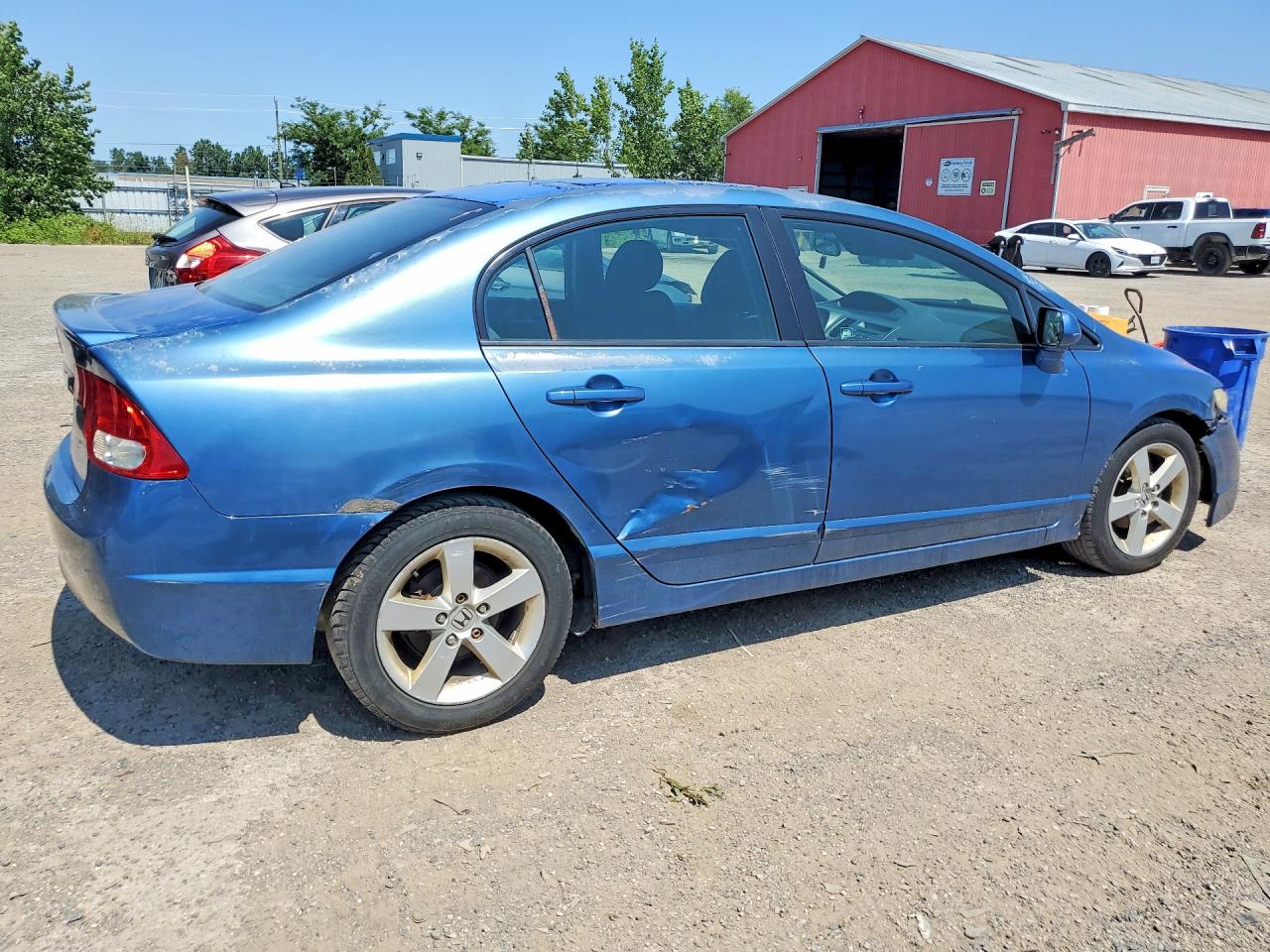 2010 Honda Civic Lx-s Blue vin: 2HGFA1F68AH004644