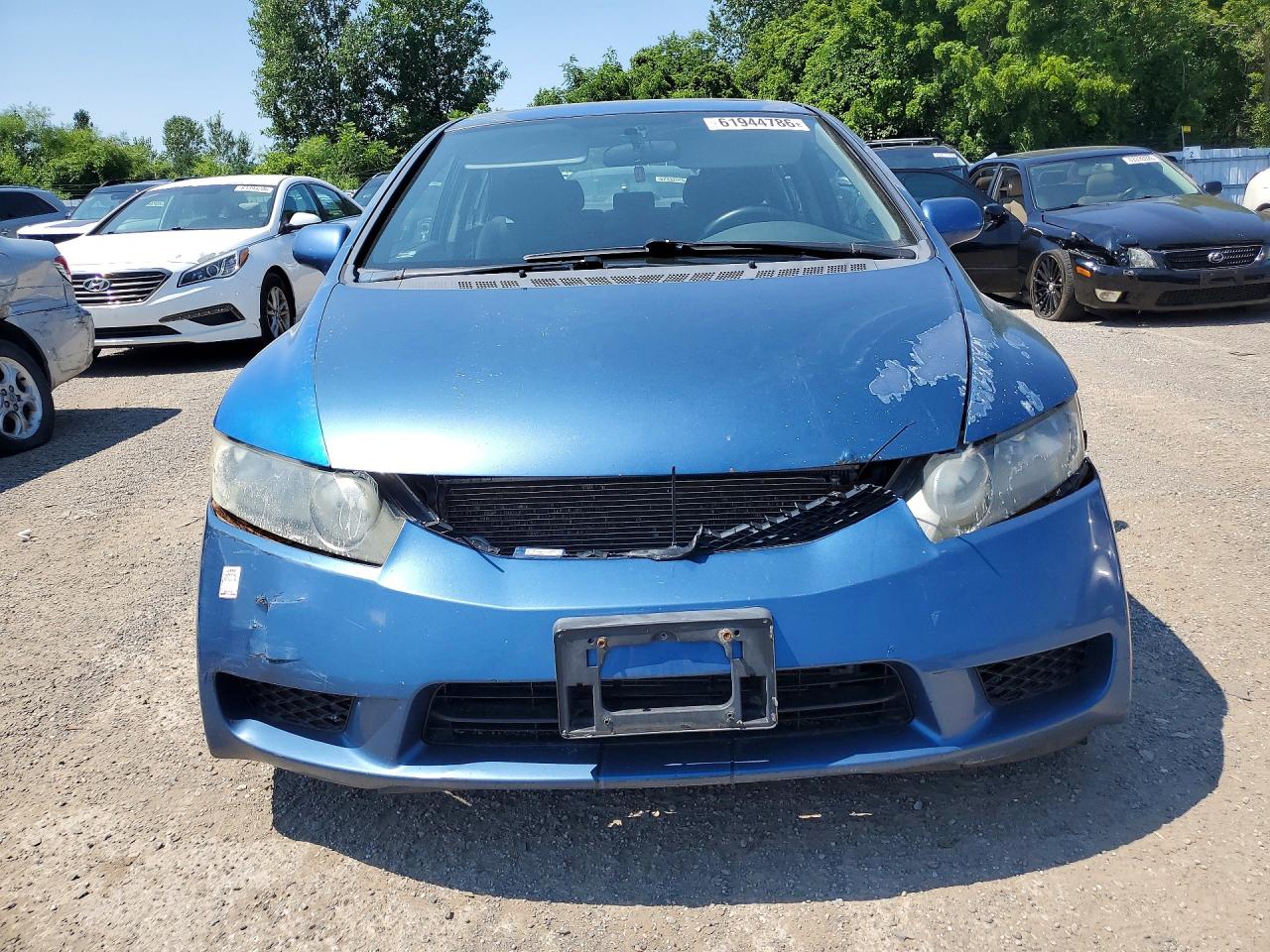 2010 Honda Civic Lx-s Blue vin: 2HGFA1F68AH004644