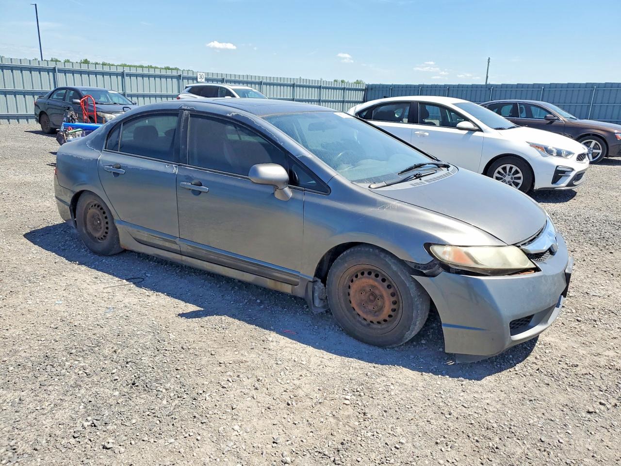 2010 Honda Civic Lx-s Gray vin: 2HGFA1F69AH008329