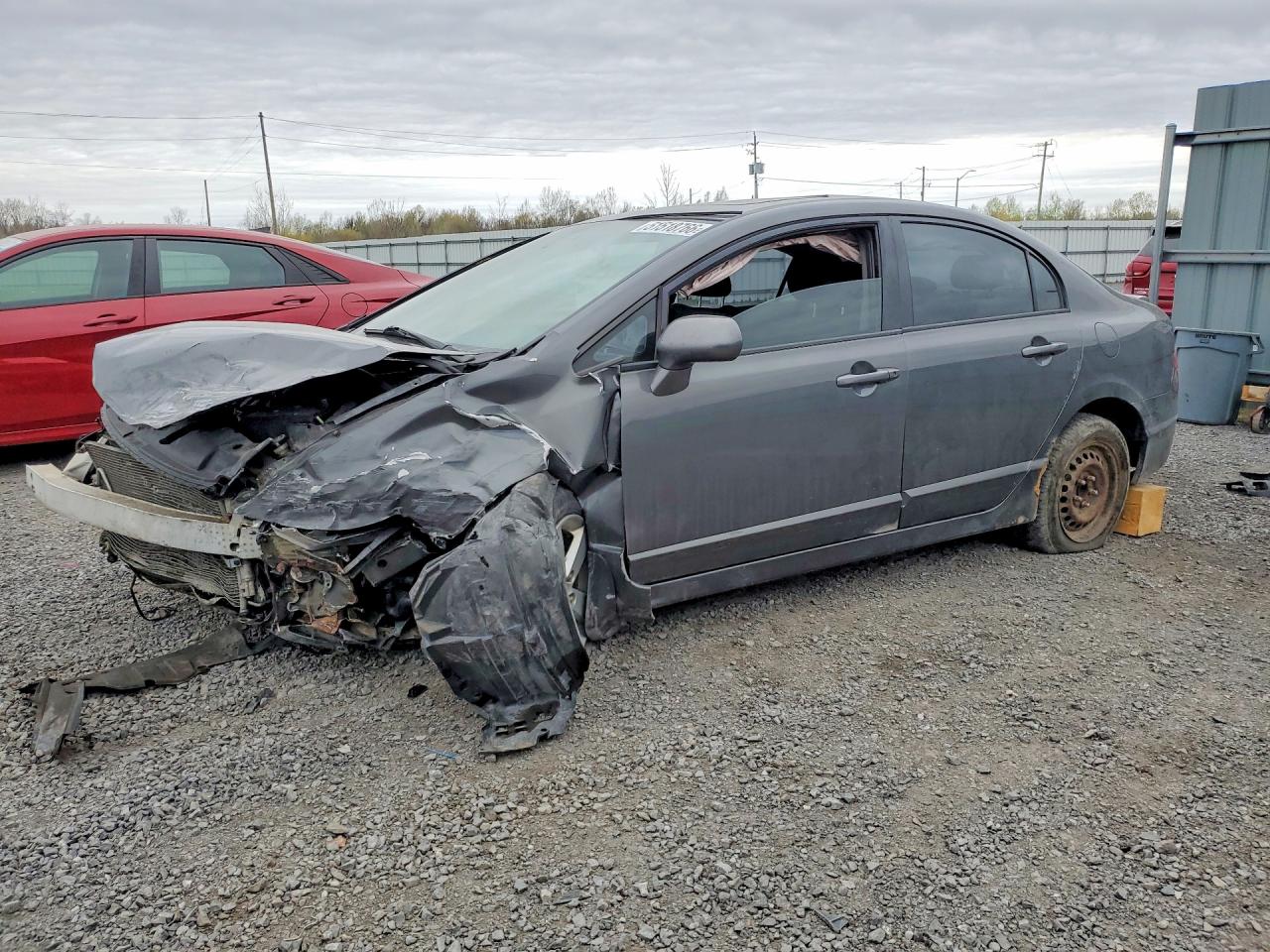 2011 Honda Civic Lx-s Gray vin: 2HGFA1F6XBH001648