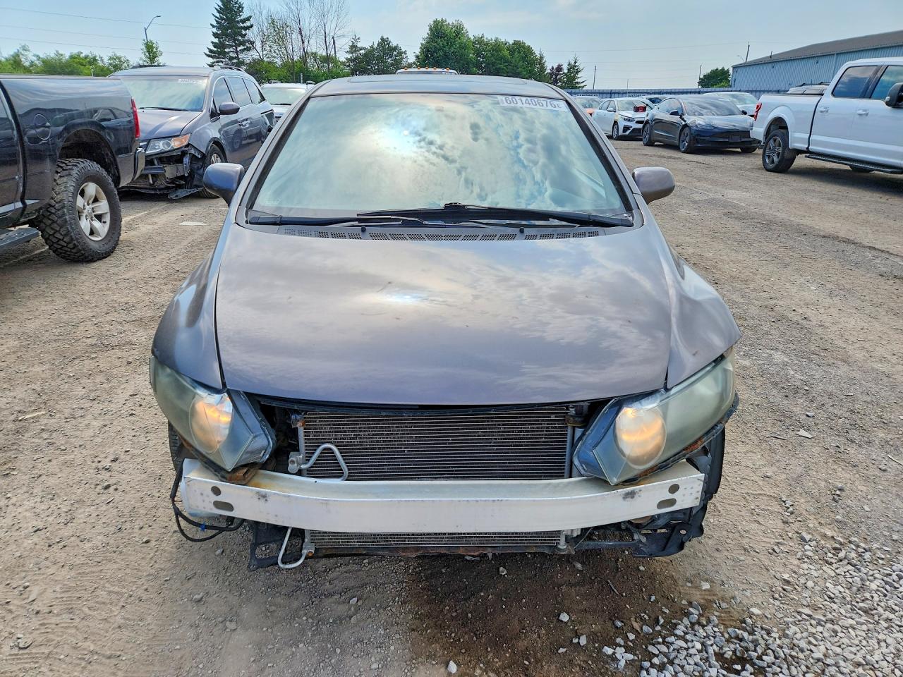 2011 Honda Civic Lx-s Gray vin: 2HGFA1F6XBH005375