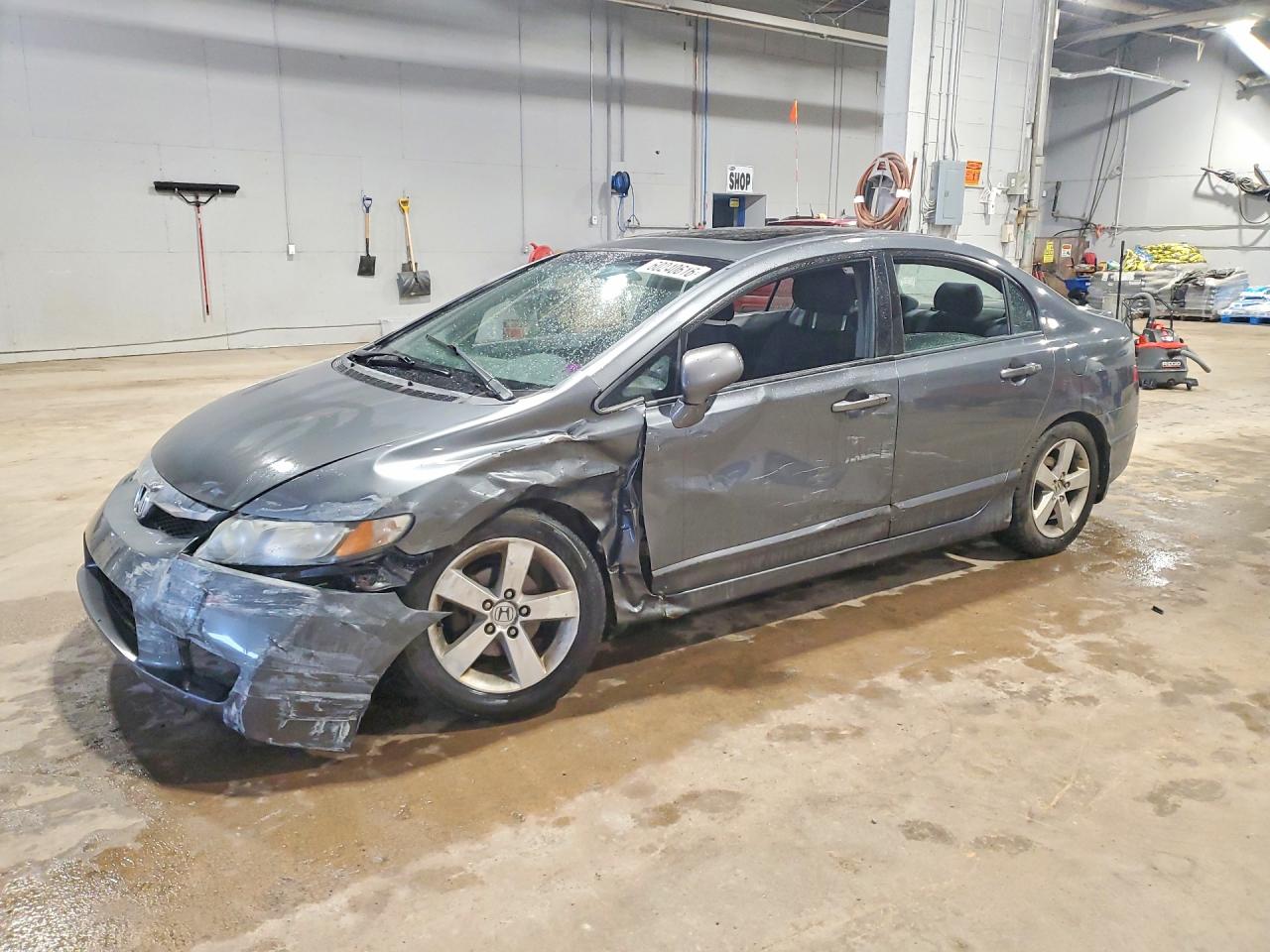 2011 Honda Civic Lx-s Серый vin: 2HGFA1F6XBH101894