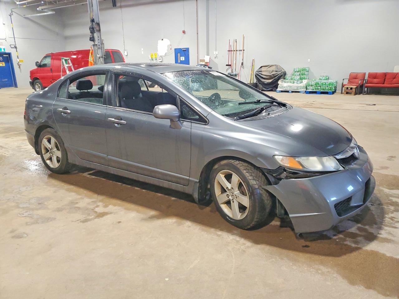 2011 Honda Civic Lx-s Gray vin: 2HGFA1F6XBH101894
