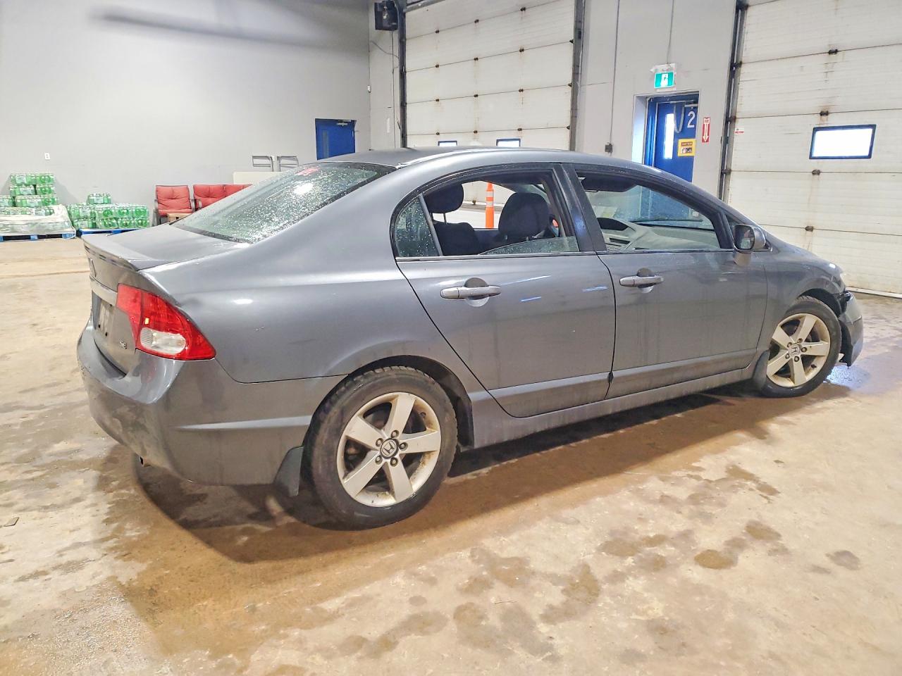 2011 Honda Civic Lx-s Gray vin: 2HGFA1F6XBH101894