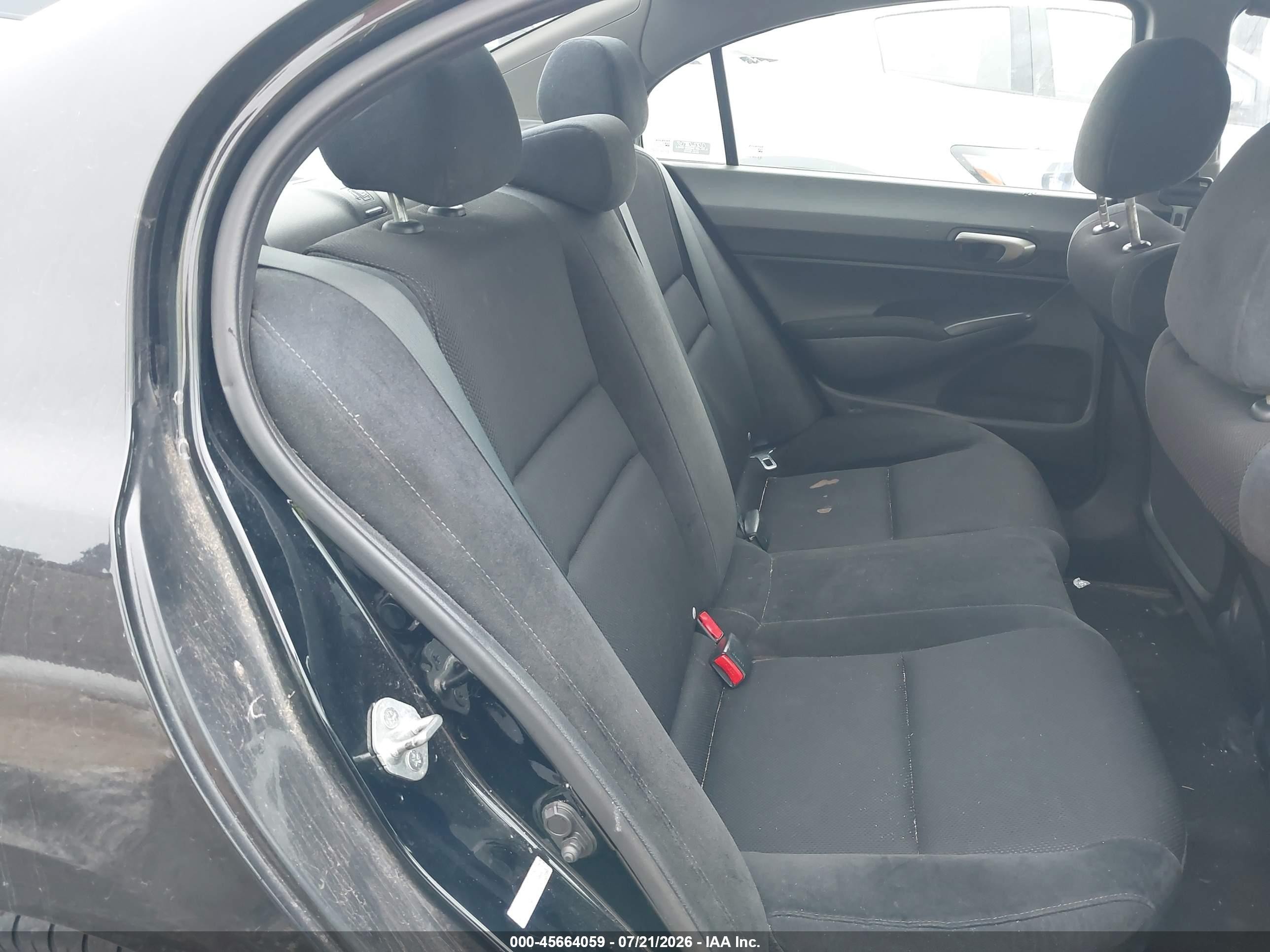 2011 Honda Civic Lx-s Black vin: 2HGFA1F6XBH512065
