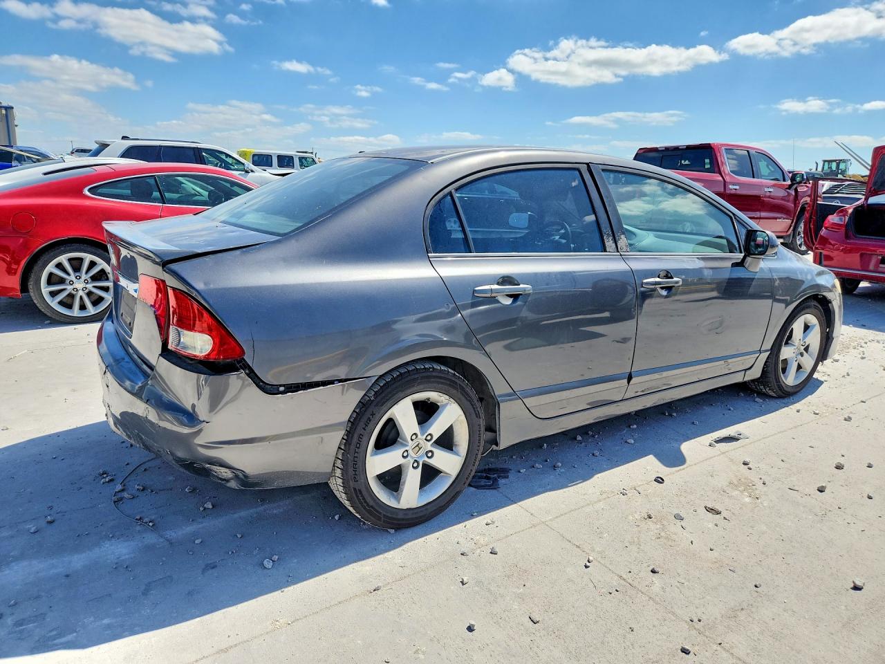 2011 Honda Civic Lx-s Gray vin: 2HGFA1F6XBH528119