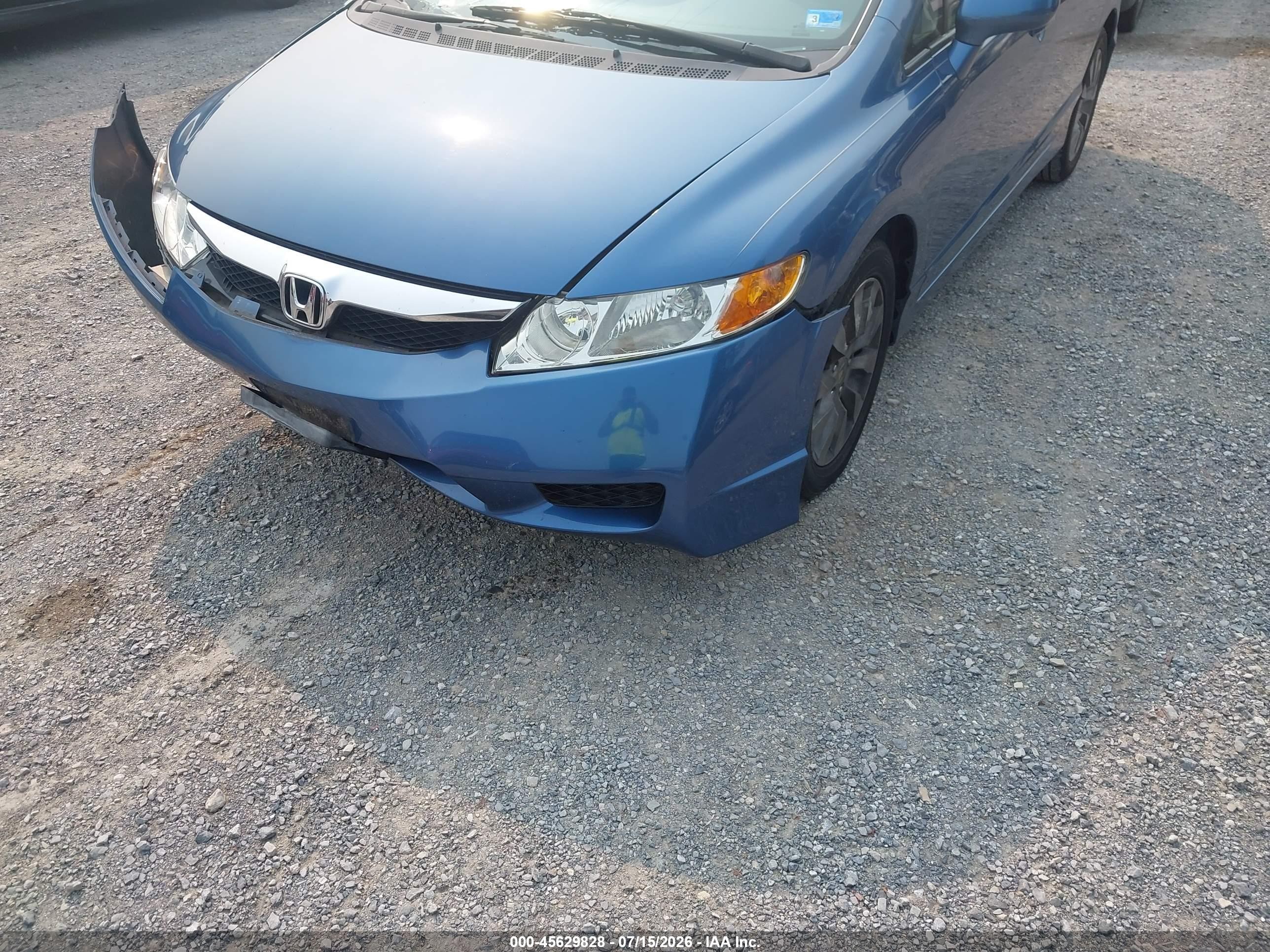 2010 Honda Civic Ex Blue vin: 2HGFA1F80AH509420