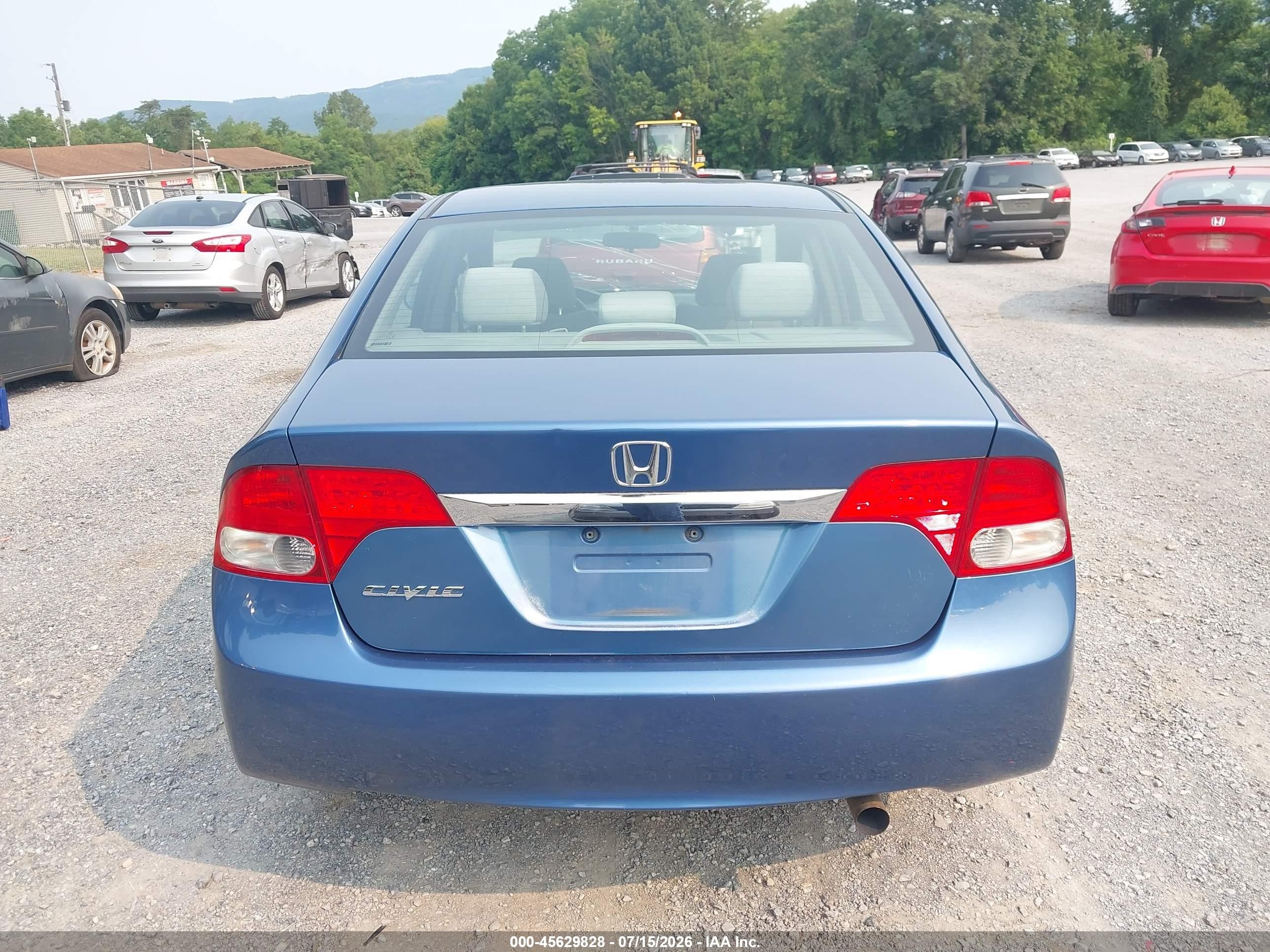 2010 Honda Civic Ex Blue vin: 2HGFA1F80AH509420