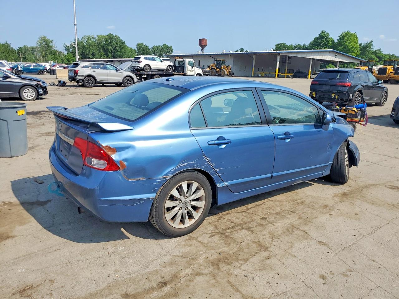 2010 Honda Civic Ex Blue vin: 2HGFA1F80AH520692