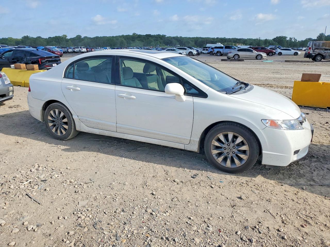 2010 Honda Civic Ex White vin: 2HGFA1F80AH522412