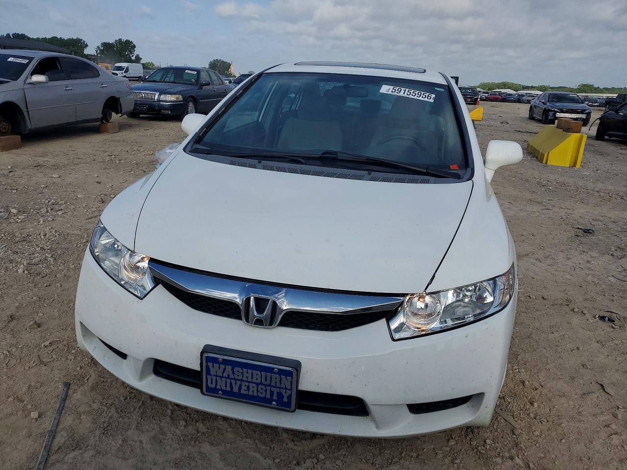 2010 Honda Civic Ex White vin: 2HGFA1F80AH522412