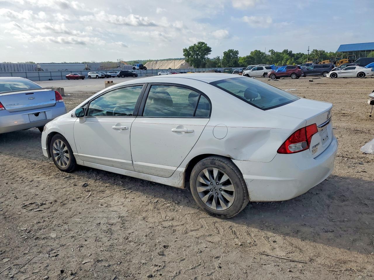 2010 Honda Civic Ex White vin: 2HGFA1F80AH522412