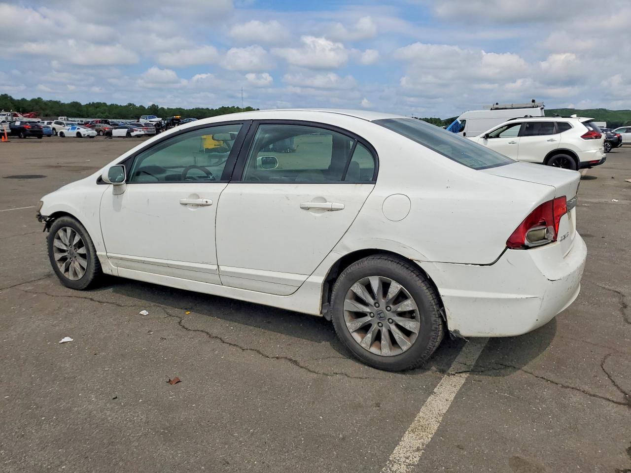 2010 Honda Civic Ex White vin: 2HGFA1F80AH553272