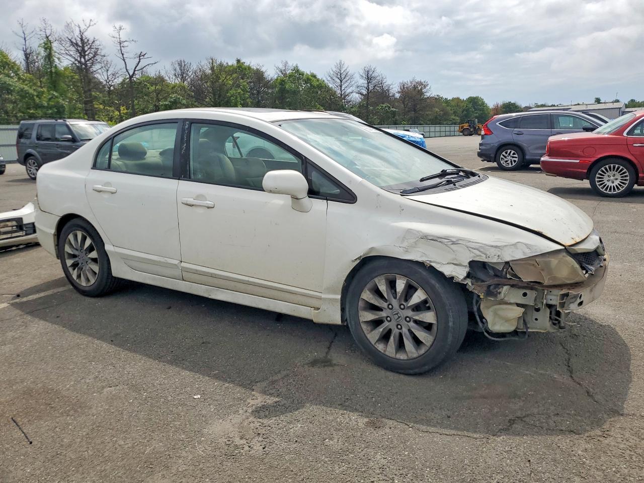 2010 Honda Civic Ex White vin: 2HGFA1F80AH553272