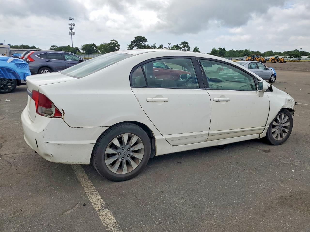 2010 Honda Civic Ex White vin: 2HGFA1F80AH553272