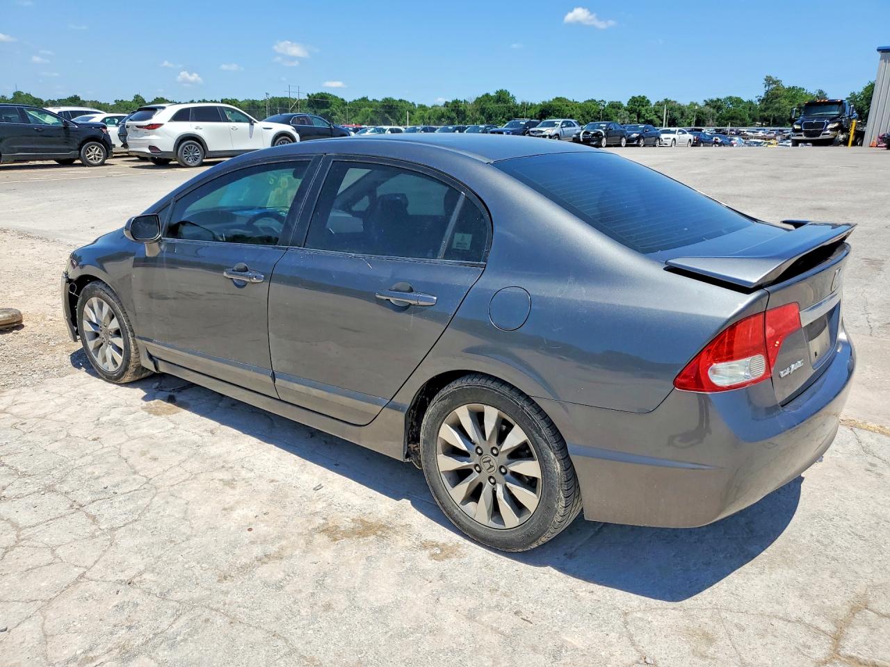 2011 Honda Civic Ex Gray vin: 2HGFA1F80BH501089