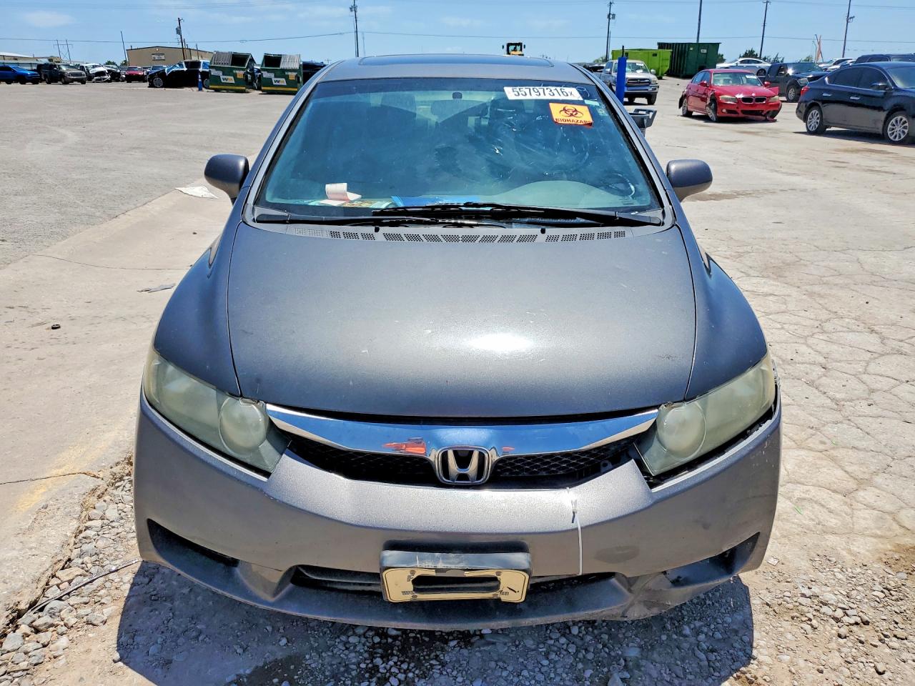 2011 Honda Civic Ex Gray vin: 2HGFA1F80BH501089