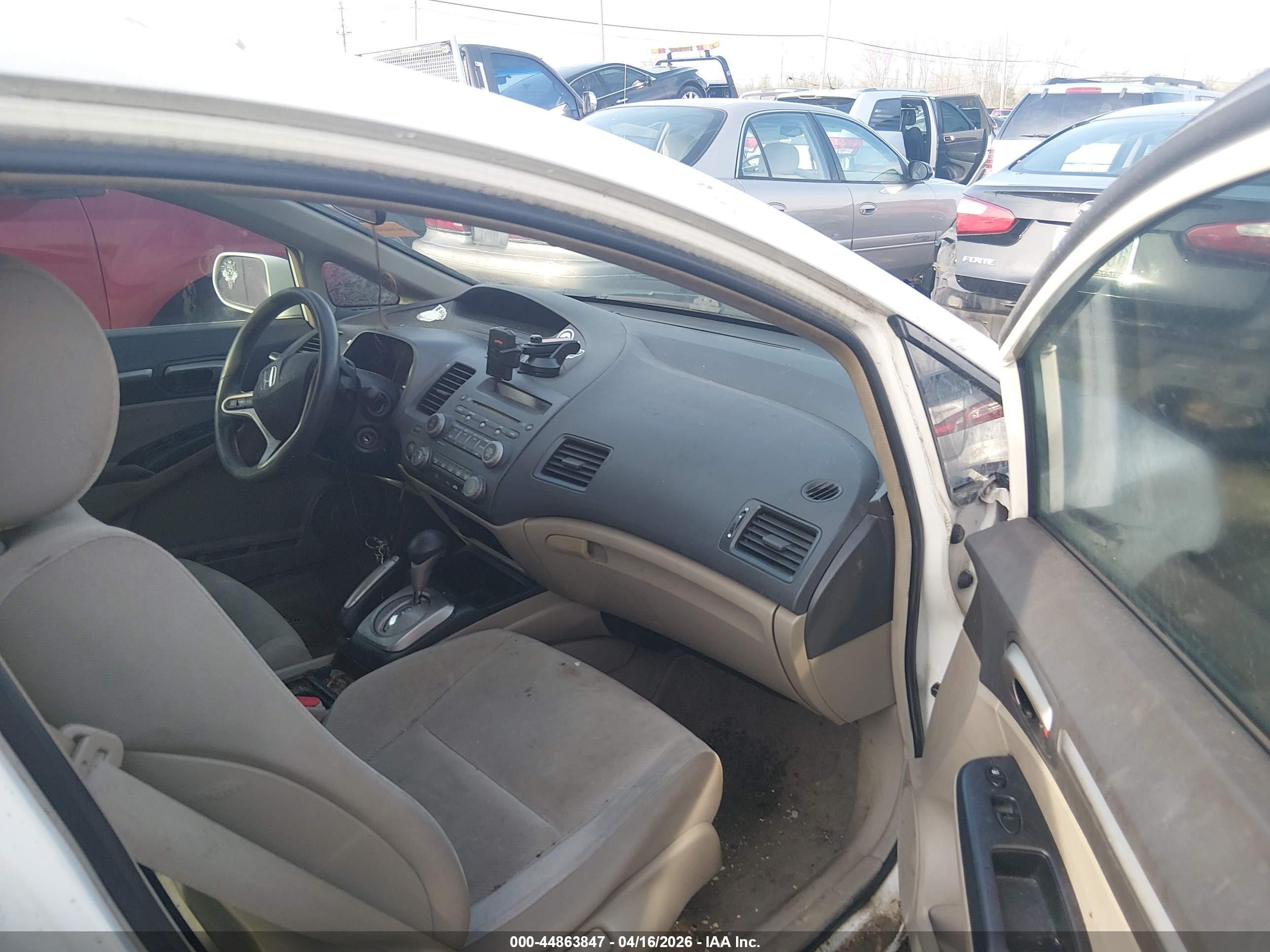 2011 Honda Civic Ex White vin: 2HGFA1F80BH501397