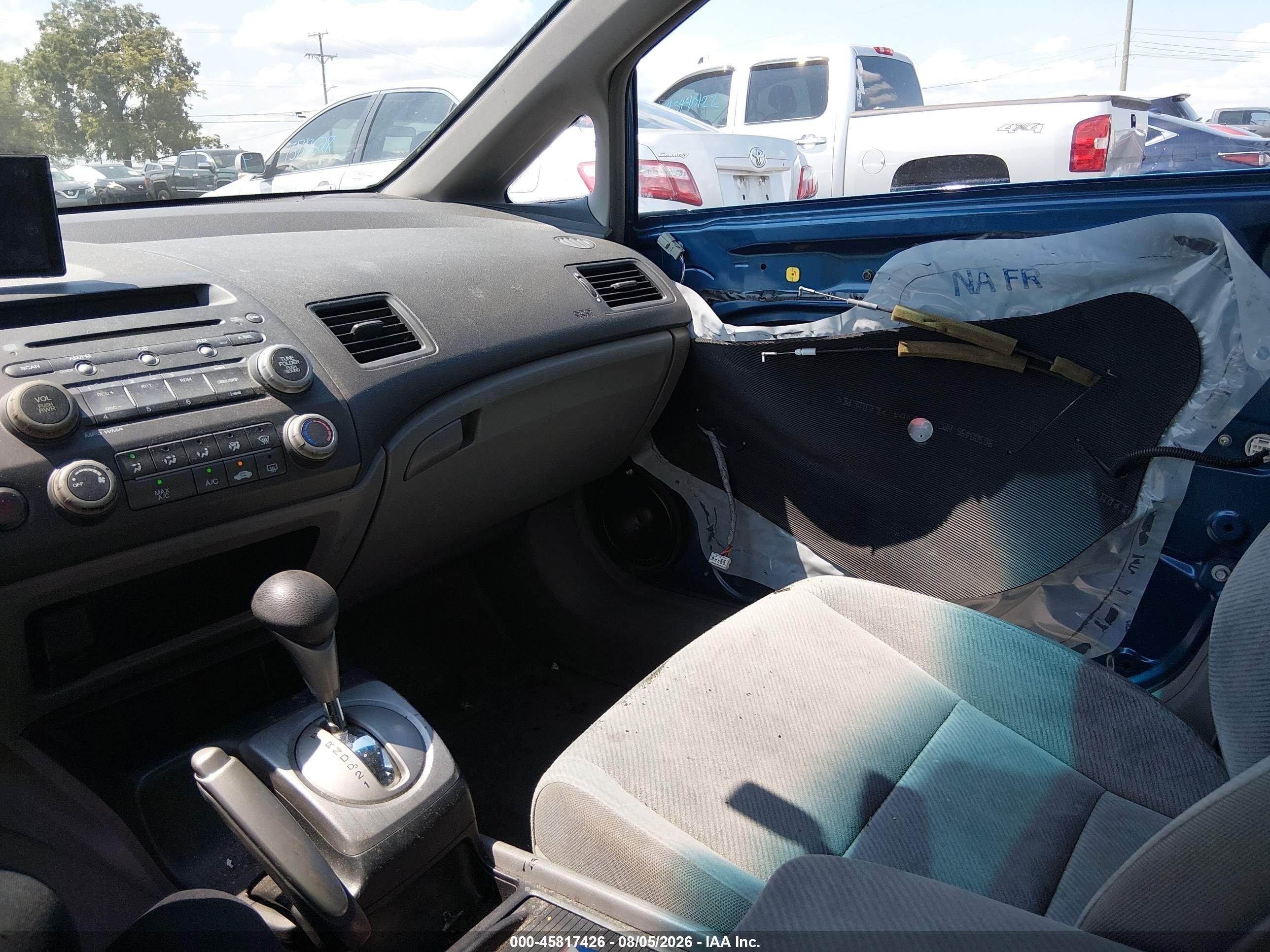 2010 Honda Civic Ex Blue vin: 2HGFA1F81AH509362