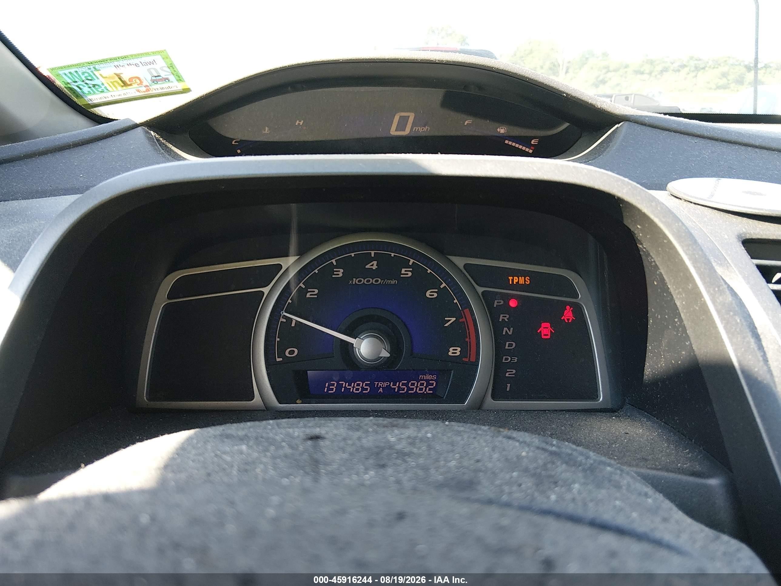 2010 Honda Civic Ex Синий vin: 2HGFA1F81AH518837