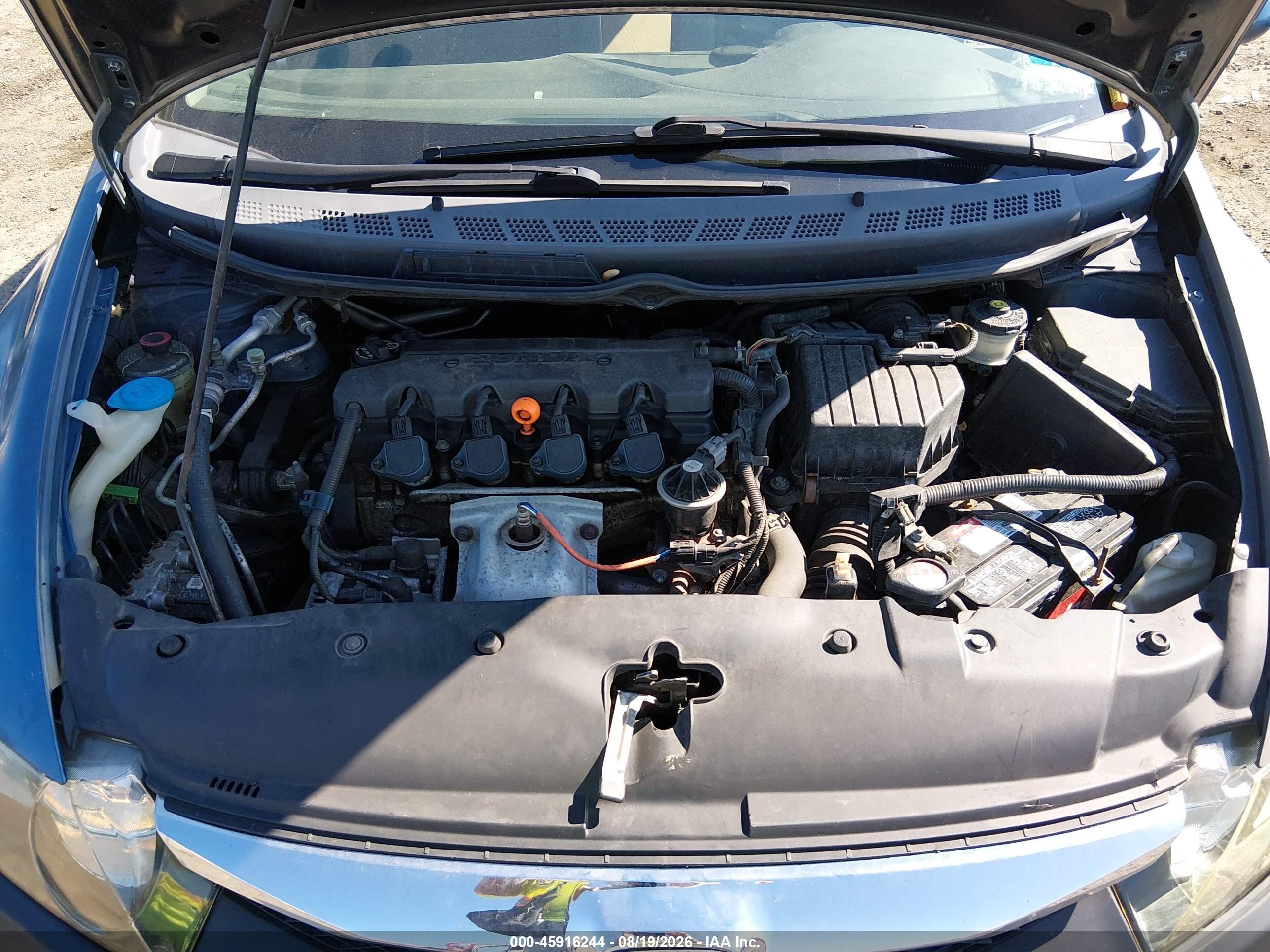 2010 Honda Civic Ex Синий vin: 2HGFA1F81AH518837