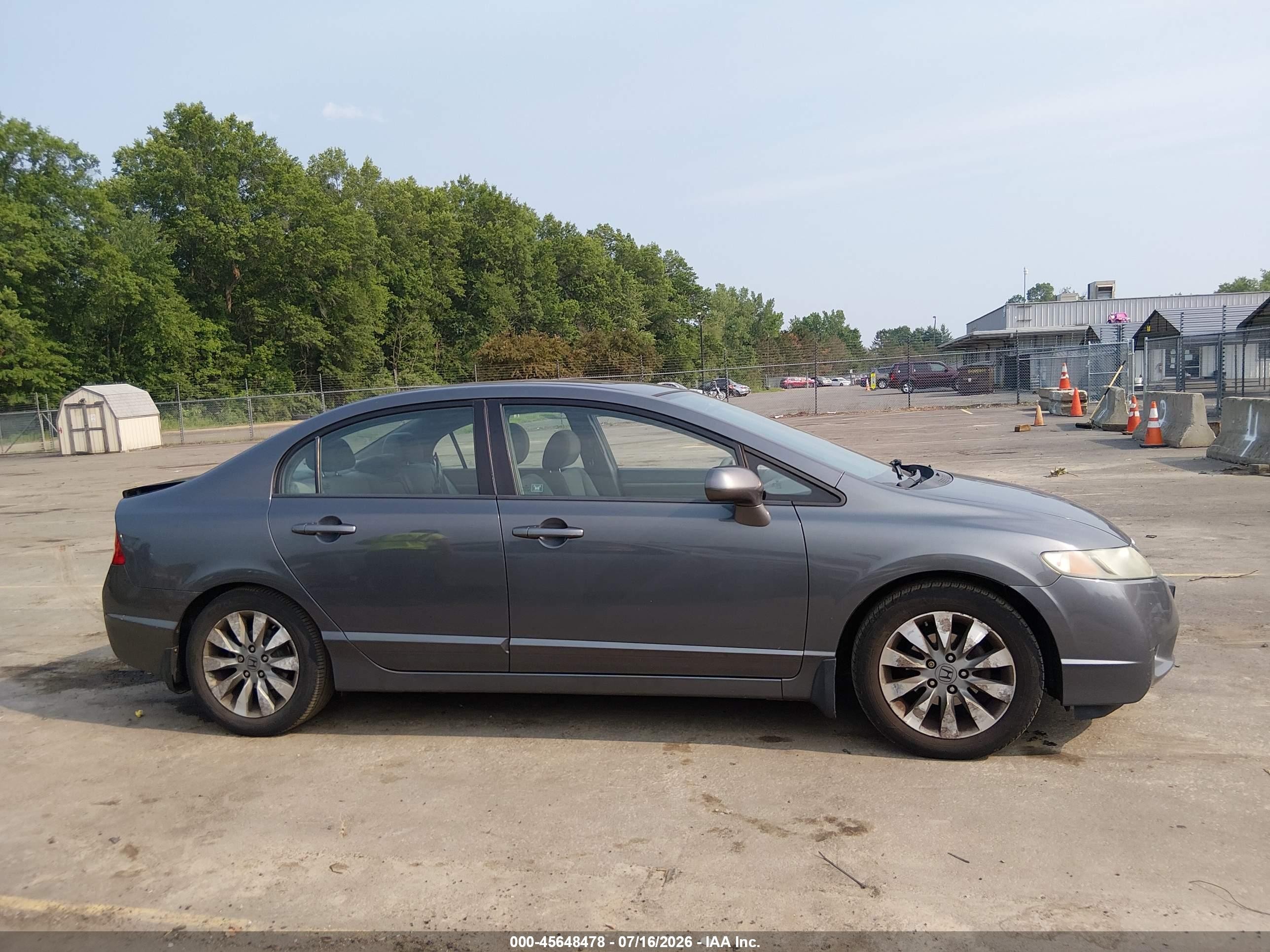 2011 Honda Civic Ex Gray vin: 2HGFA1F81BH523487
