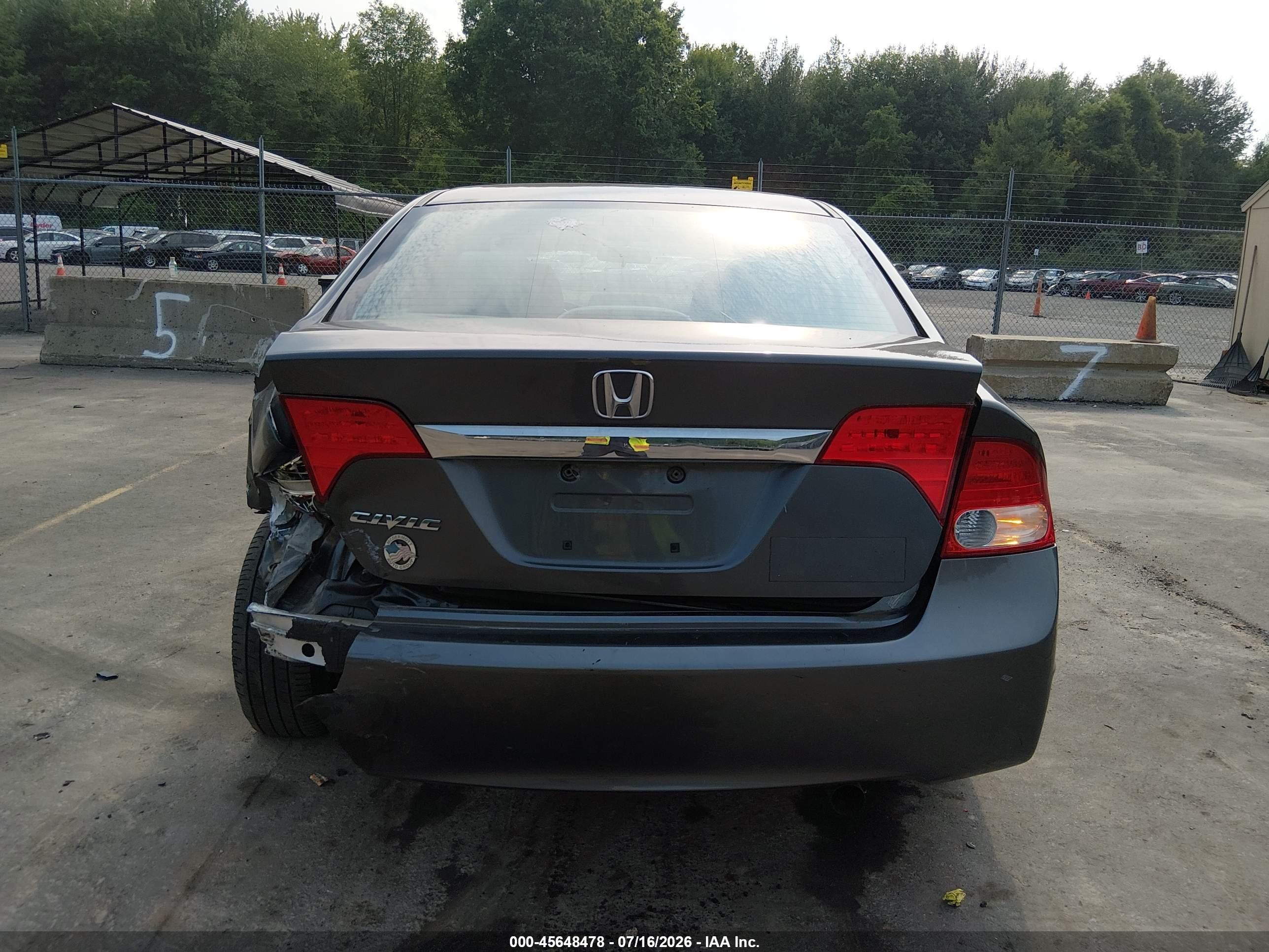 2011 Honda Civic Ex Gray vin: 2HGFA1F81BH523487
