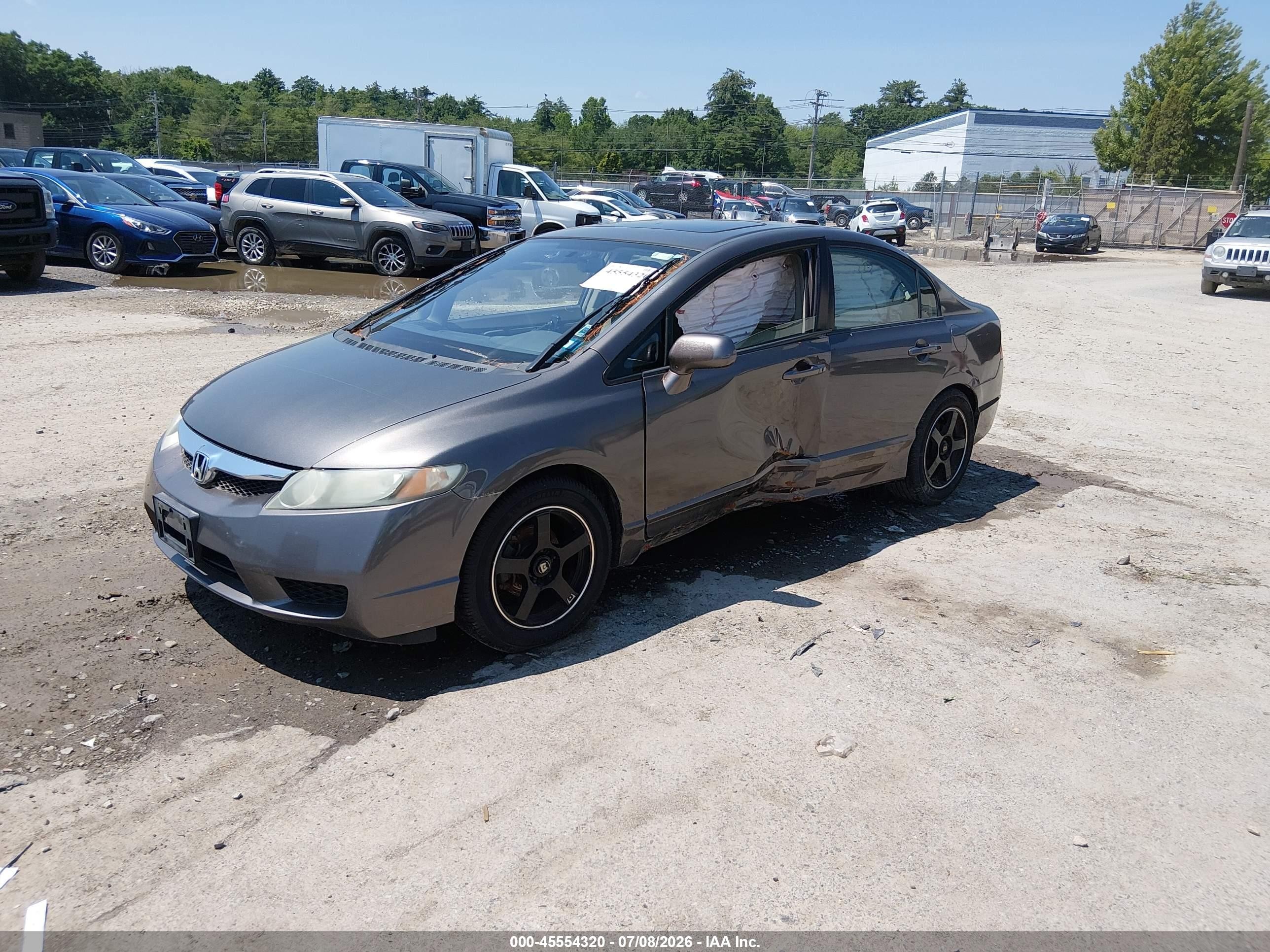 2011 Honda Civic Ex Gray vin: 2HGFA1F81BH530147