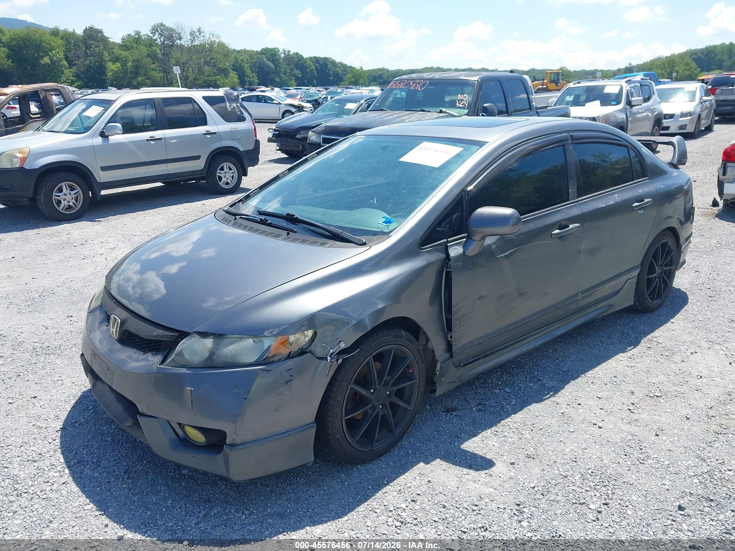2010 Honda Civic Ex Gray vin: 2HGFA1F82AH545951