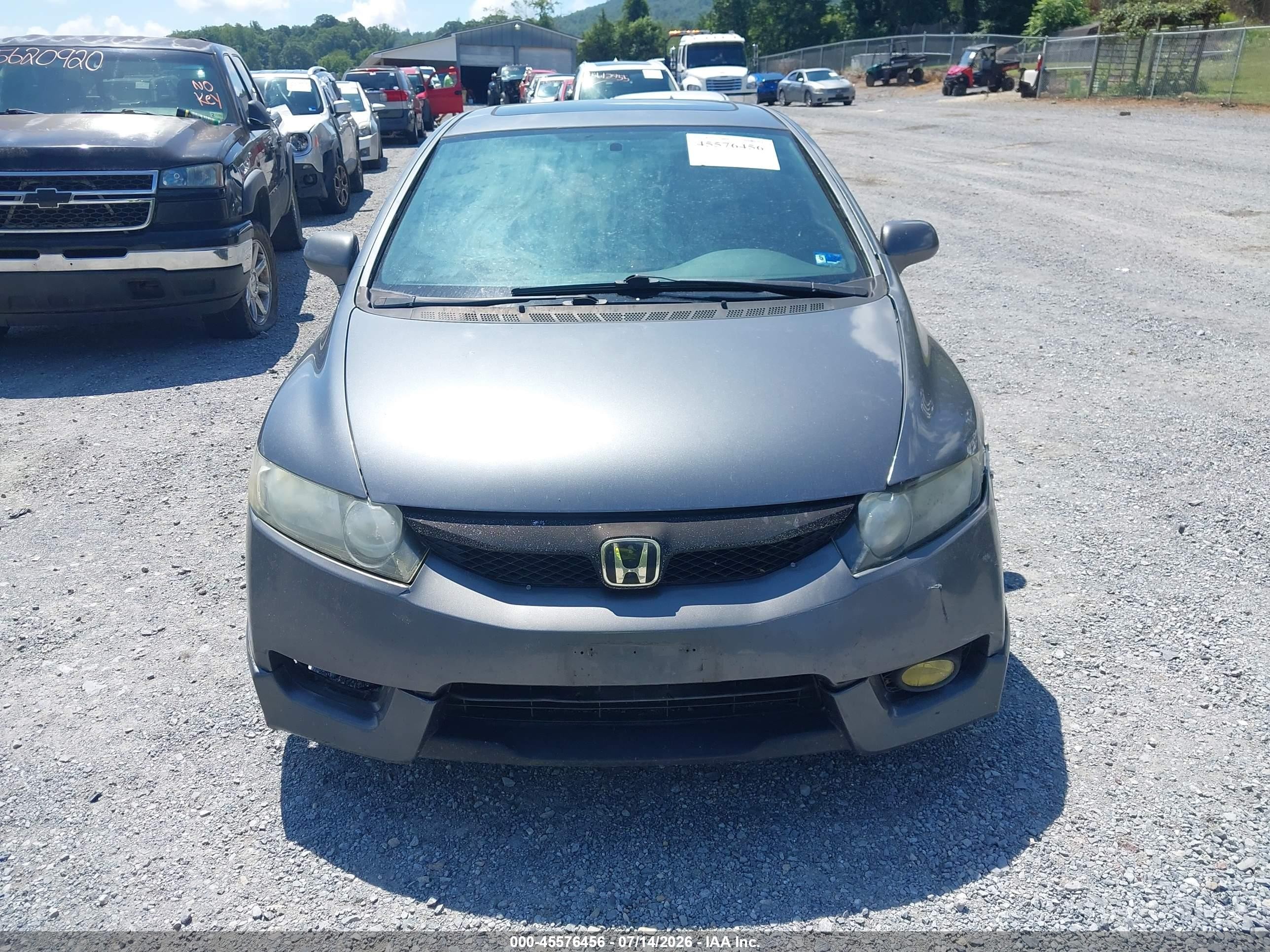 2010 Honda Civic Ex Gray vin: 2HGFA1F82AH545951