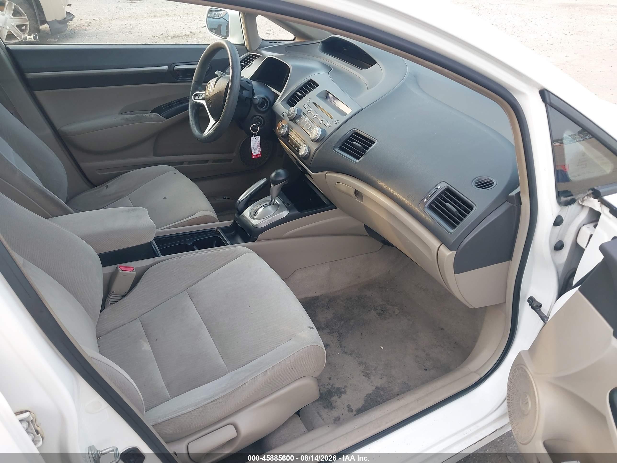 2010 Honda Civic Ex Белый vin: 2HGFA1F82AH574026