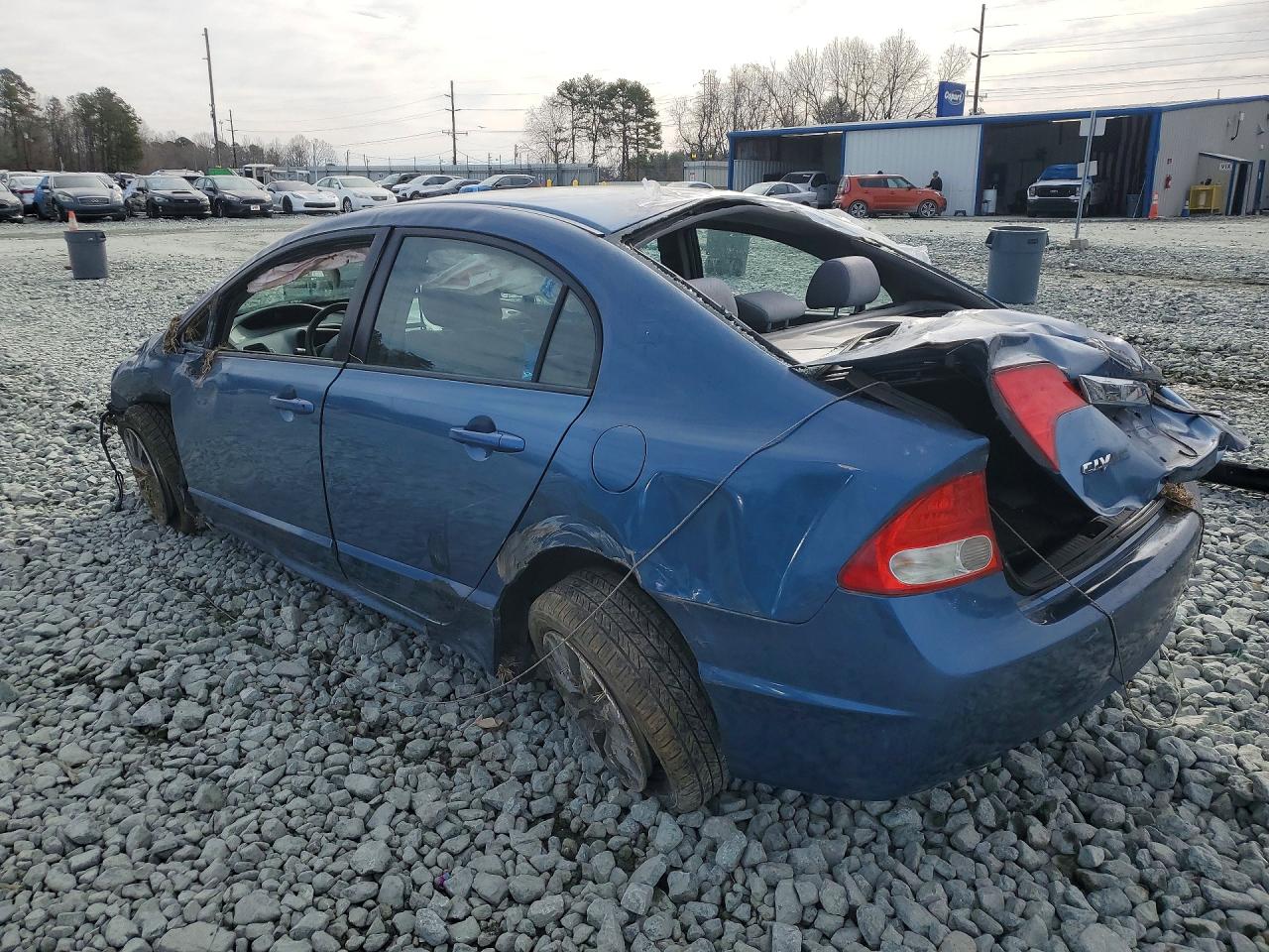2011 Honda Civic Ex Blue vin: 2HGFA1F82BH510361